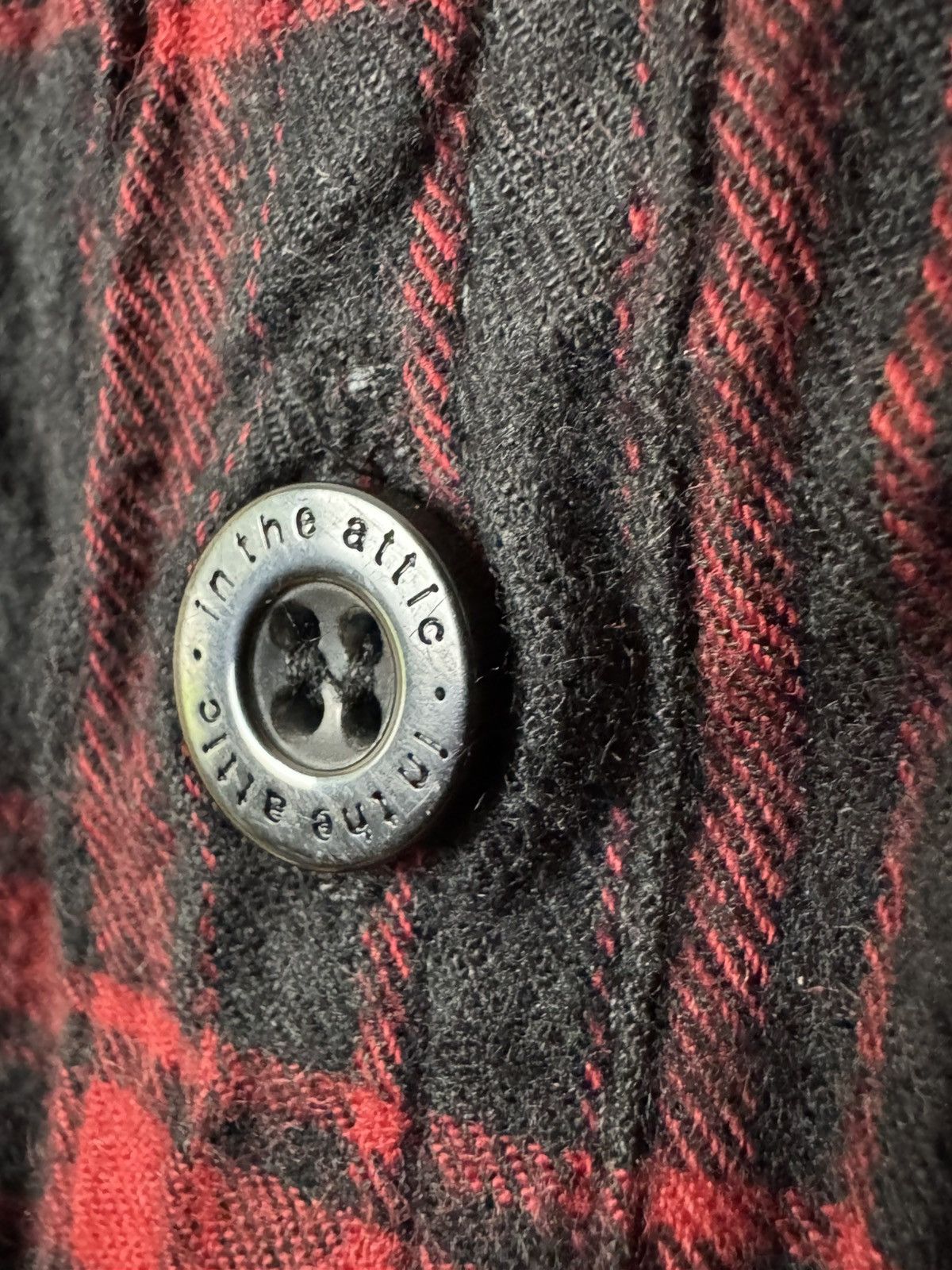 In The Attic In The Attic Flannel punk long sleeve shirt Japanese Size US M / EU 48-50 / 2 - 12 Thumbnail