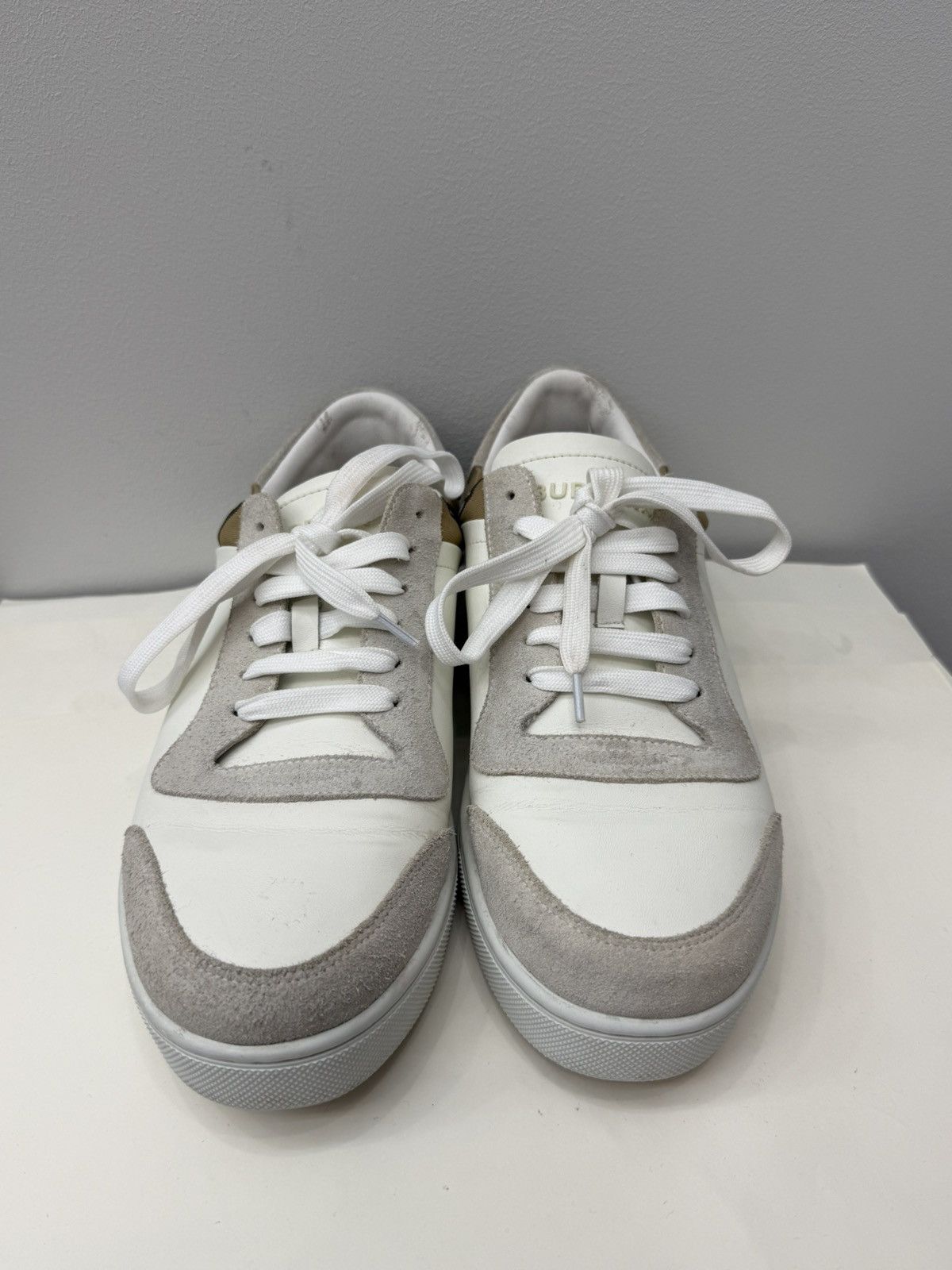 Burberry Burberry Nova Check Leather Suede Low-Top Sneakers Size US 9 / EU 42 - 2 Thumbnail