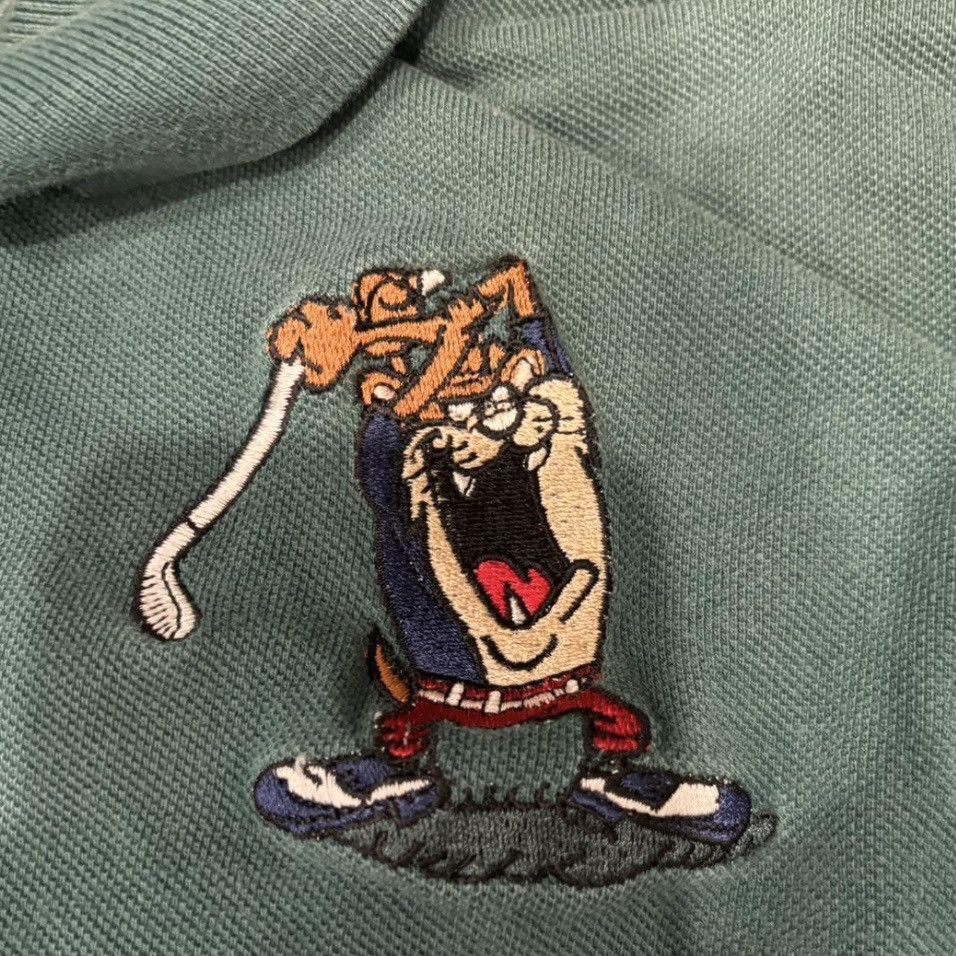 Warner Bros Vintage Looney Tunes Polo Size US L / EU 52-54 / 3 - 2 Thumbnail