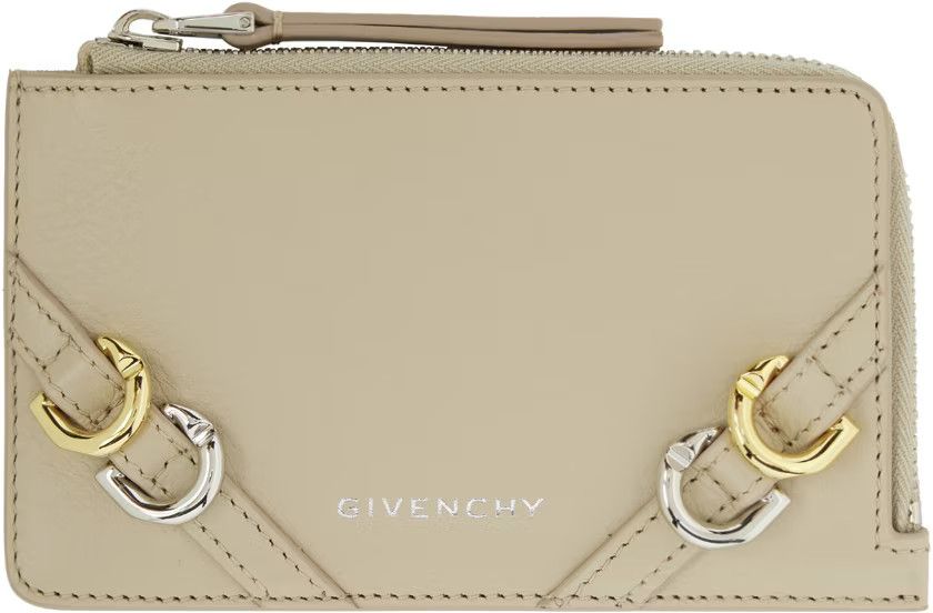 Givenchy o1srvl11e1224 Size: OS/Voyou Card Holder in Beige Size ONE SIZE - 1 Thumbnail