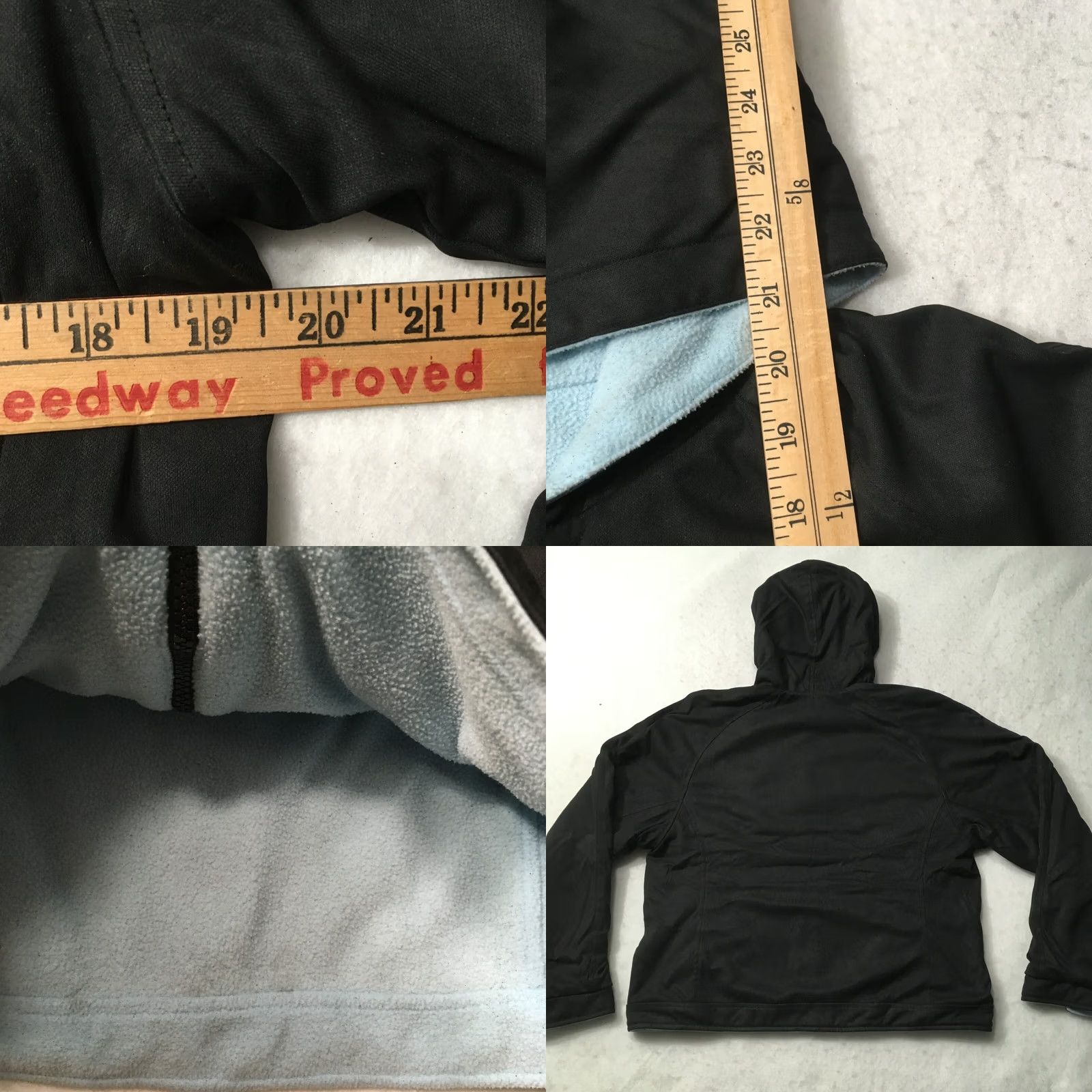 Vintage Mudd Hoodie Jacket M Black Full Zip Womens 90s Basic Windbreaker Waterproof Modern Shell Hoodie Jacket M Medium Womens Black 90s Full Zip Size M / US 6-8 / IT 42-44 - 8 Thumbnail