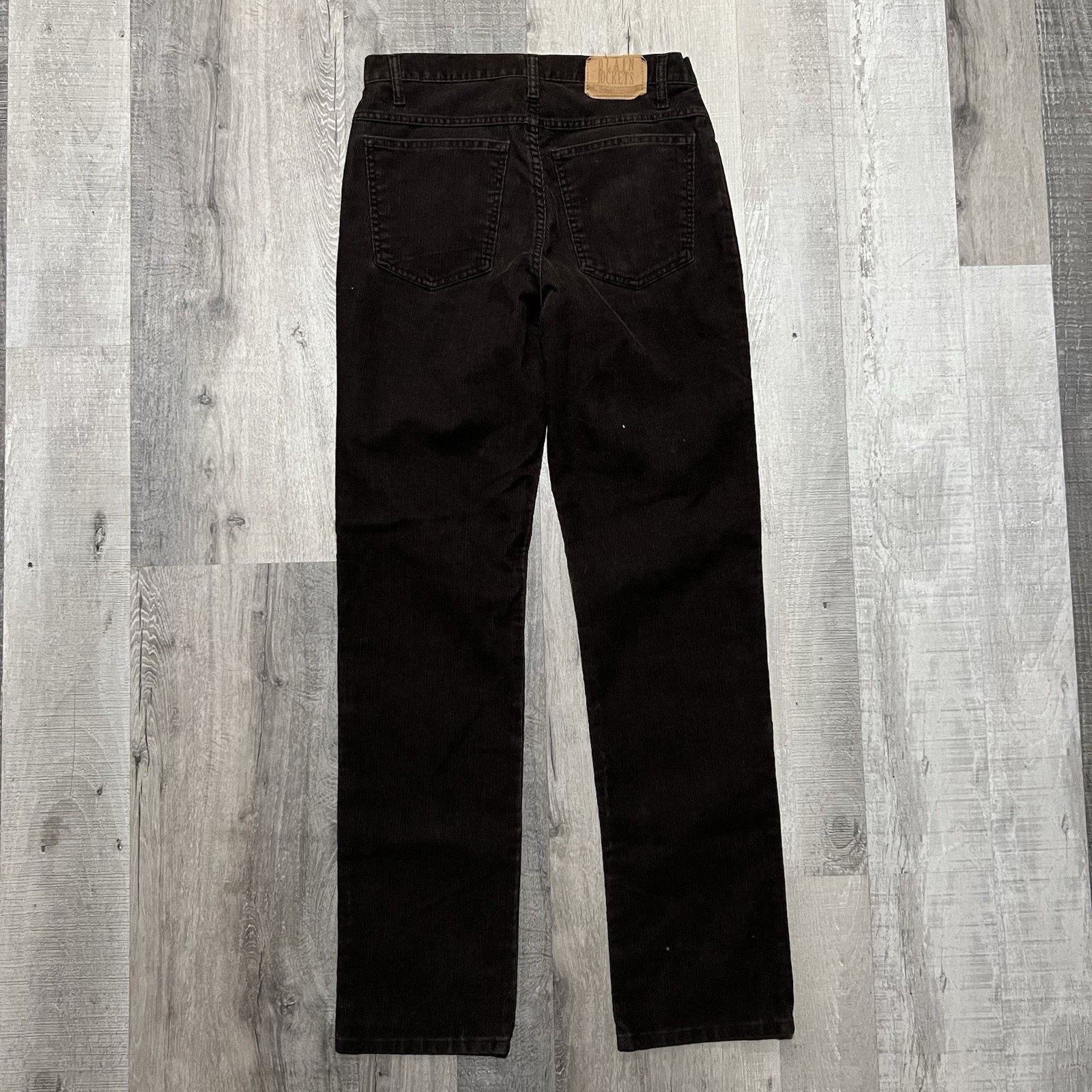 Vintage VTG 1980s Brown Corduroy Straight Leg Cord Pants Fit Men 30 Size US 32 / EU 48 - 2 Thumbnail