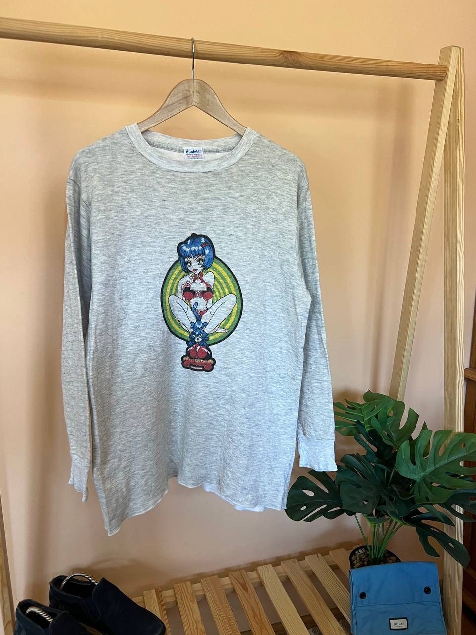 Hook-Ups × Vintage Vintage 90’s Hook-Ups Skateboards Girl Long sleeve Size US M / EU 48-50 / 2 - 1 Thumbnail