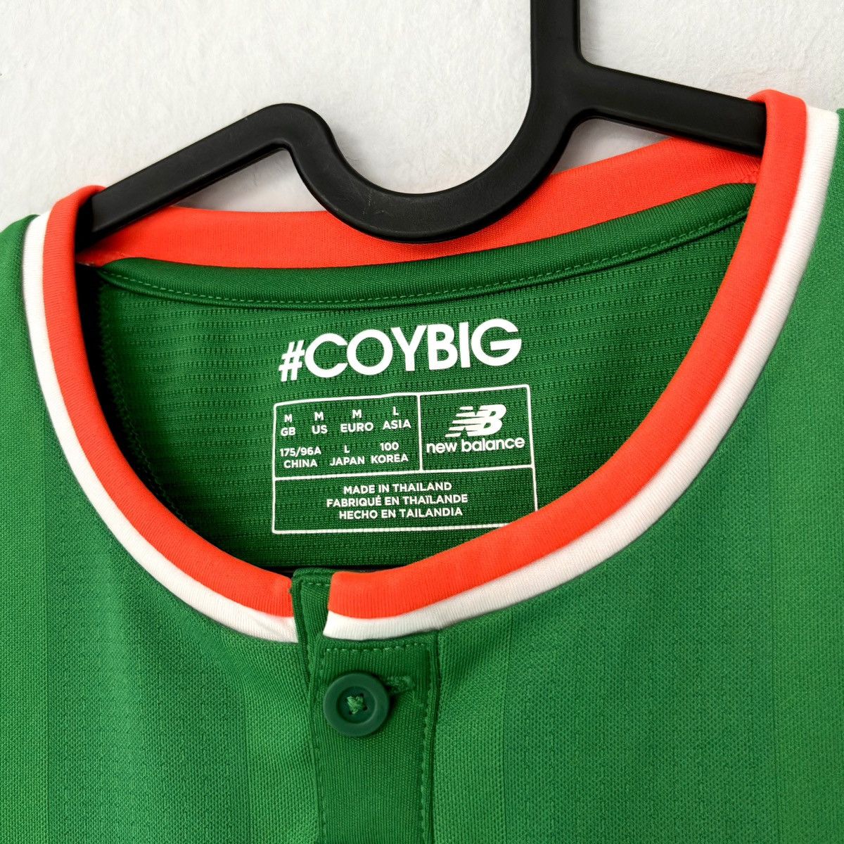 New Balance 2017 2018 Ireland National New Balance Home Soccer Jersey Size US M / EU 48-50 / 2 - 4 Thumbnail