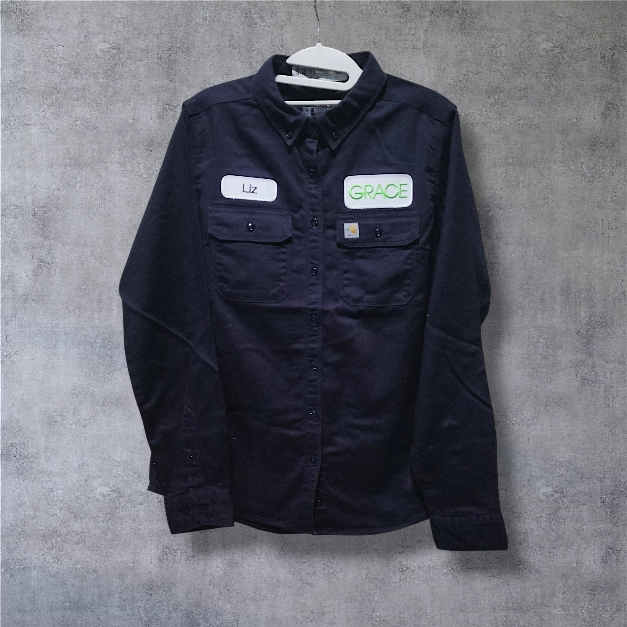 VETEMENTS Carhartt オーバーサイズワークシャツ Carhartt × Vetements Vetements x Carhartt workwear shirt | Grailed