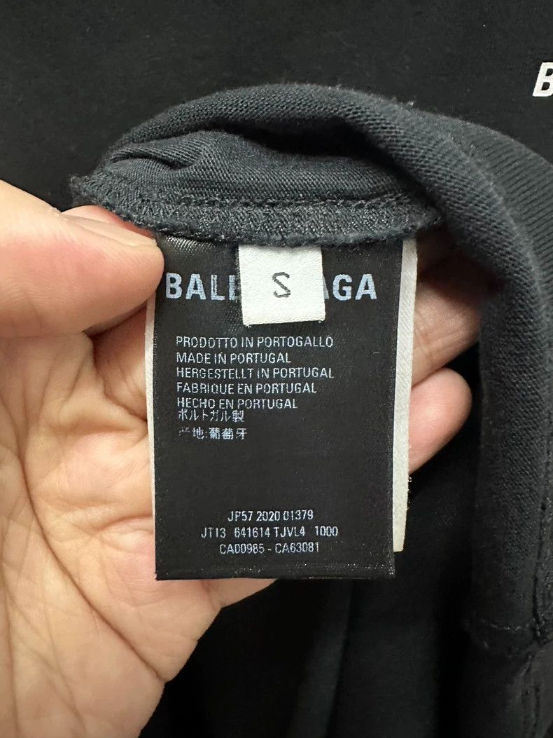 Balenciaga Balenciaga Short sleeve defile back logo \n Vintage Sport Size US S / EU 44-46 / 1 - 7 Thumbnail