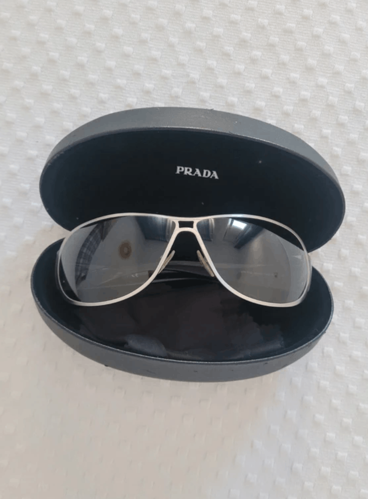 Prada PRADA Sunglasses SPR 70G Wrap Star Rimless Luna Rossa Size ONE SIZE - 1 Thumbnail