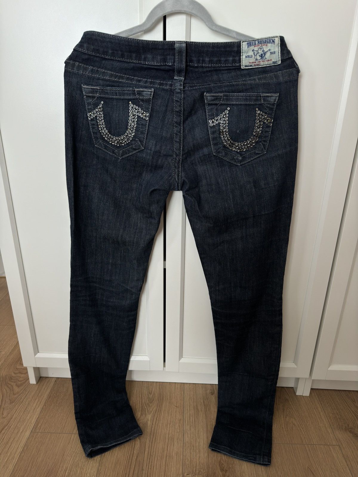 True Religion True Religion skinny jeans rhinestones USA pants denim Size US 28 / EU 44 - 1 Thumbnail
