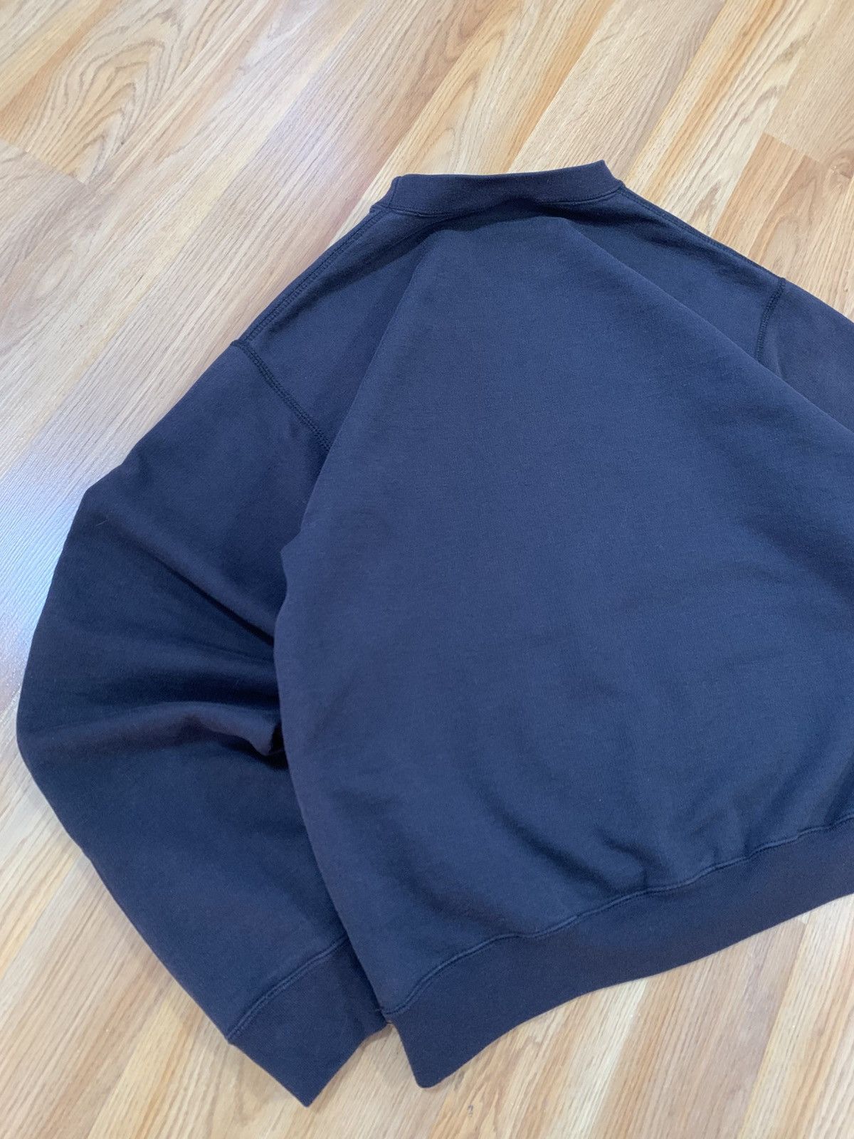 Carhartt Sz L - Vintage Carhartt Crewneck Fleece Sweatshirt (Black) Size US L / EU 52-54 / 3 - 8 Thumbnail