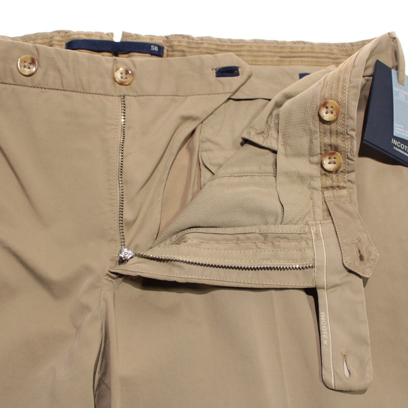 Incotex INCOTEX New with tags Chino Size 40 US In Beige Size US 40 / EU 56 - 3 Thumbnail