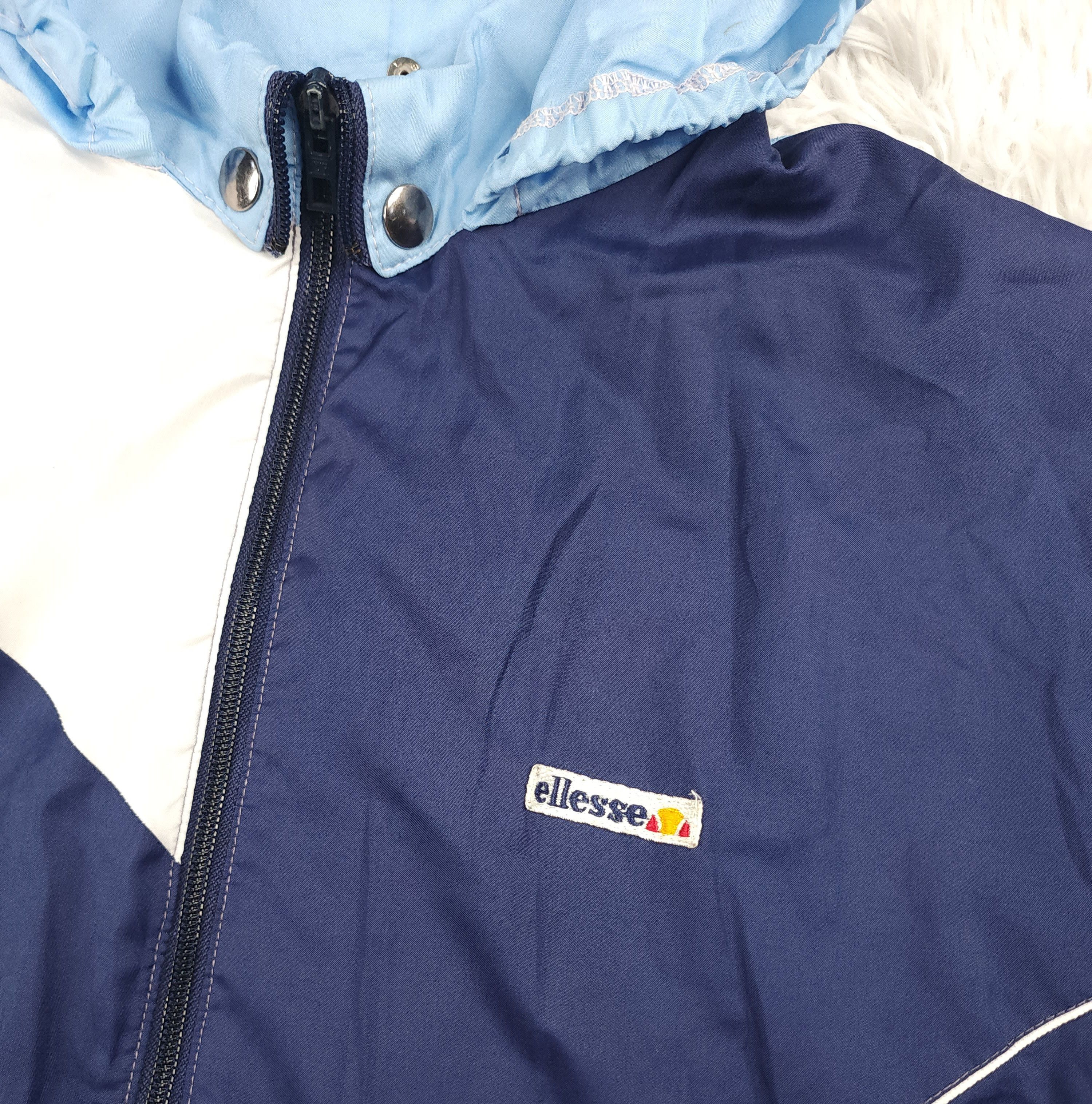 Ellesse Vintage Ellesse windbreaker hoodied jacket 38 EU Size US M / EU 48-50 / 2 - 6 Thumbnail