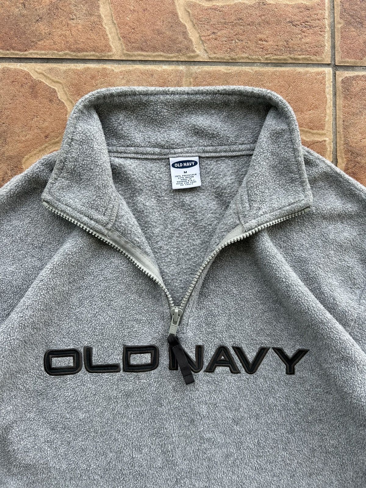 Old Navy × Vintage Y2K Old navy quarter zip fleece Size US M / EU 48-50 / 2 - 2 Thumbnail