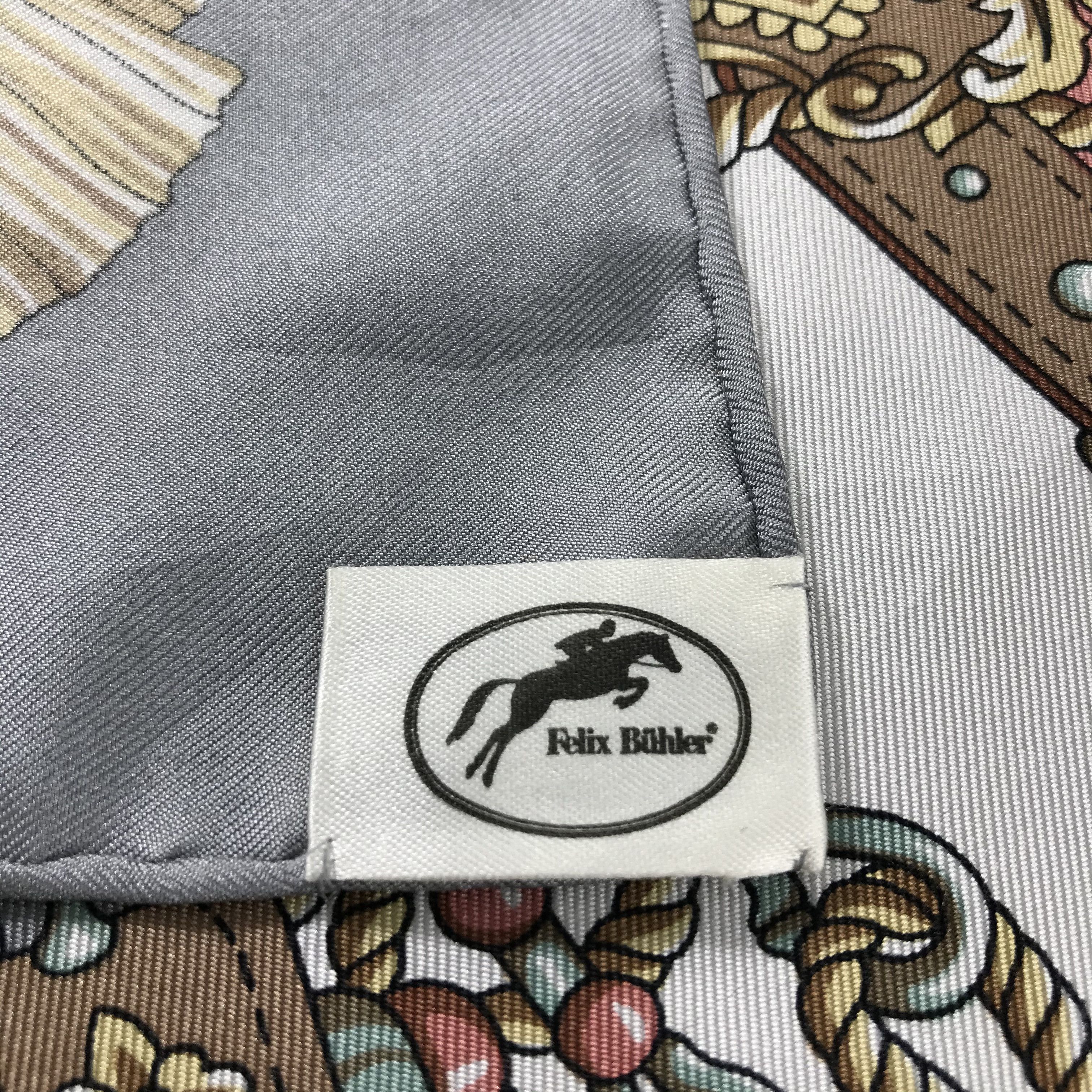 Vintage Vintage Felix Buhler Luxury Silk Scarf M39 Size ONE SIZE - 5 Thumbnail