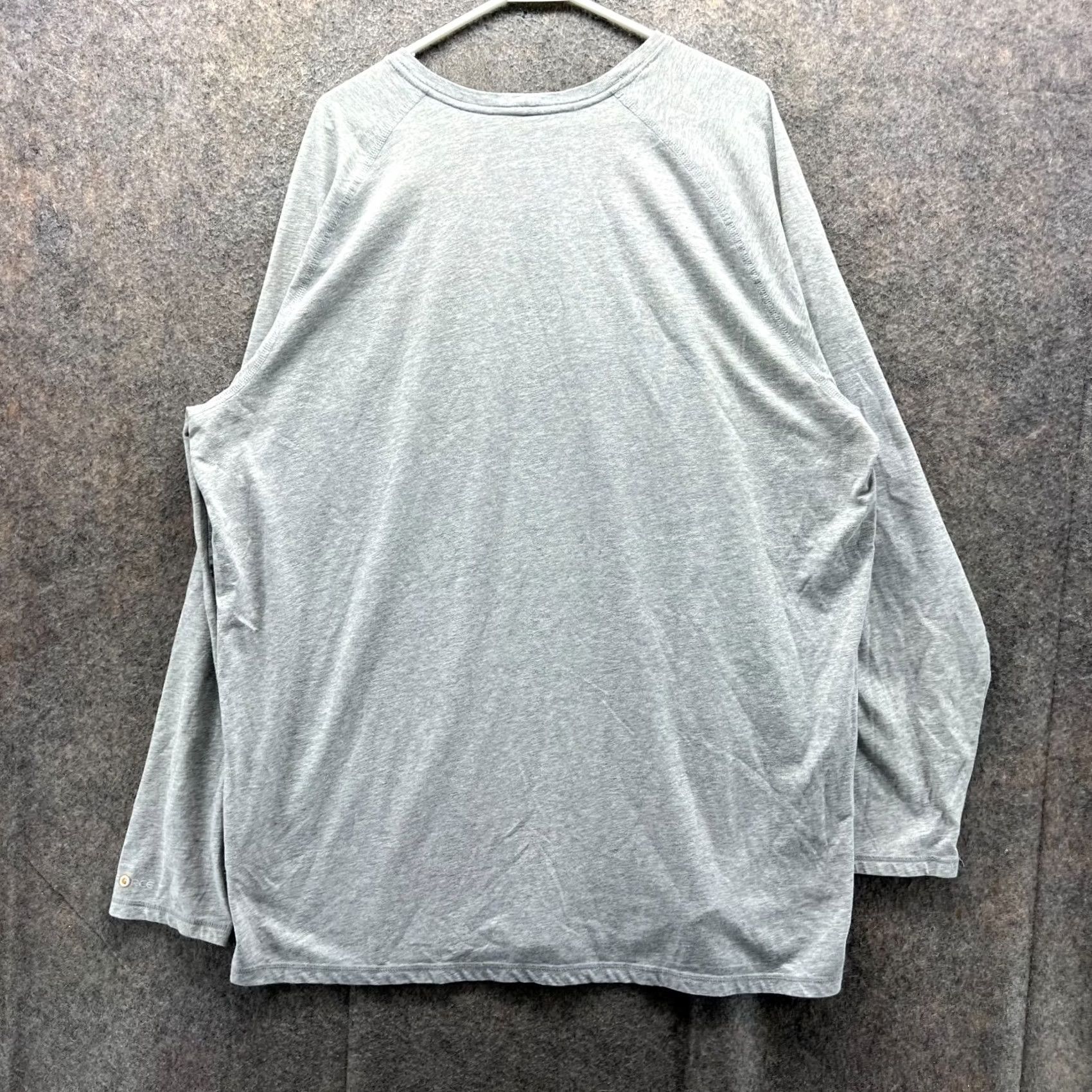 Carhartt Carhartt Force Shirt Men 2XL Tall Heather Gray Cotton Delmont Long Sleeve Pocket T-Shirt Crew Neck Size US XXL / EU 58 / 5 - 2 Thumbnail