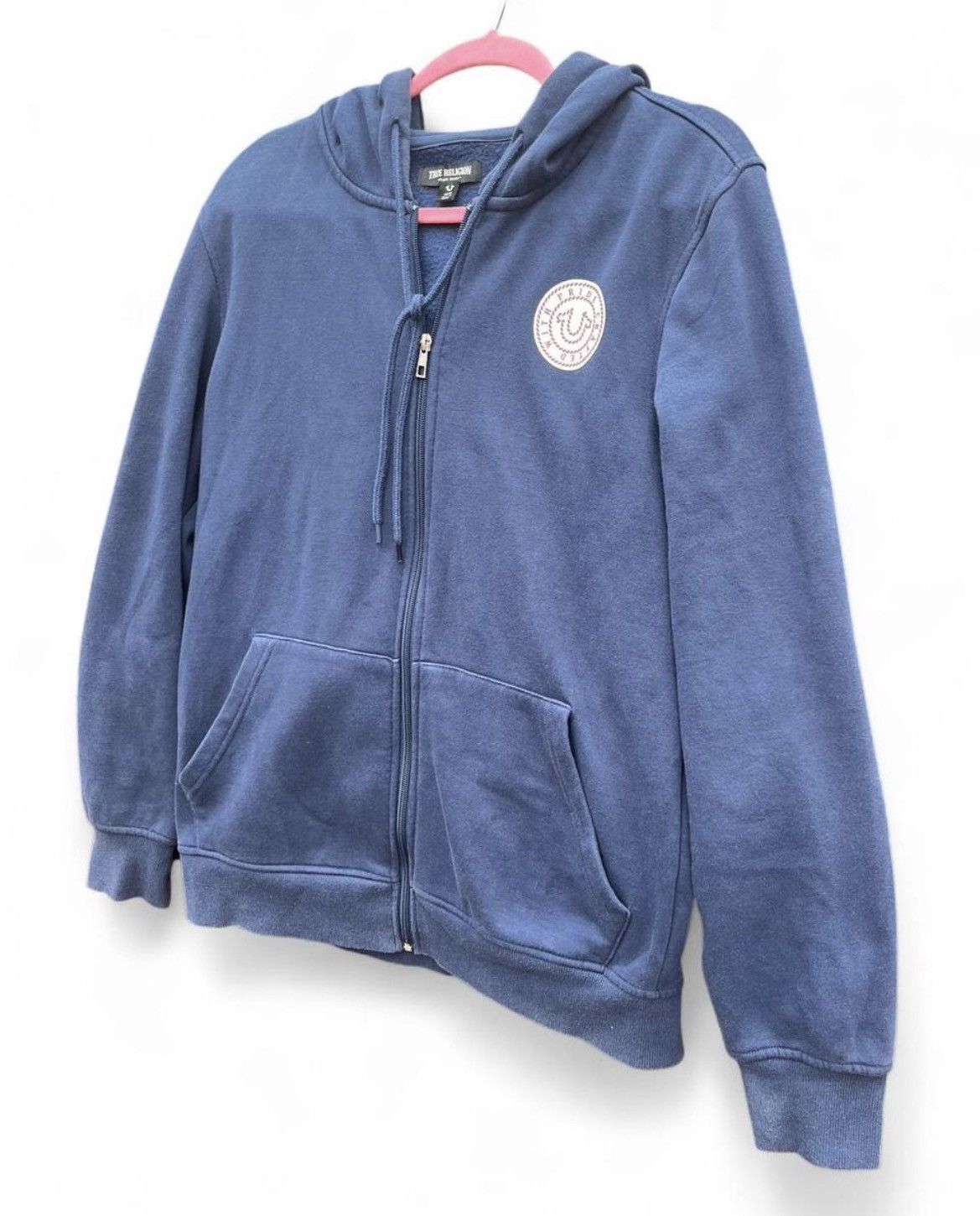 True Religion Navy Blue Y2K True Religion Zip Up Hoodie Size US M / EU 48-50 / 2 - 3 Thumbnail