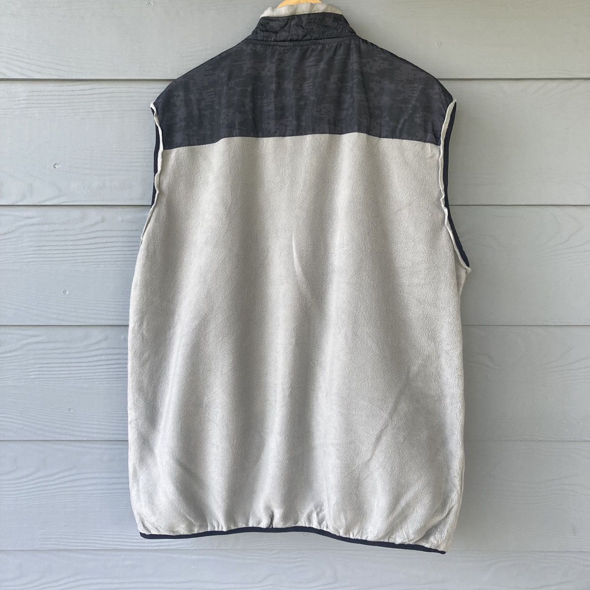 Hang Ten Vintage Hangten Gray Fleece Full Zip Sleeveless Size US XL / EU 56 / 4 - 5 Thumbnail