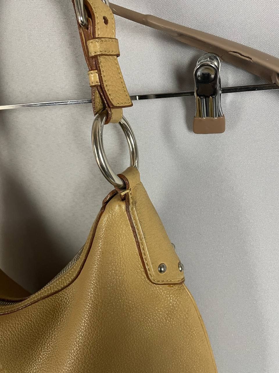 Prada Prada Bag Leather Camel Hobo Size ONE SIZE - 4 Thumbnail