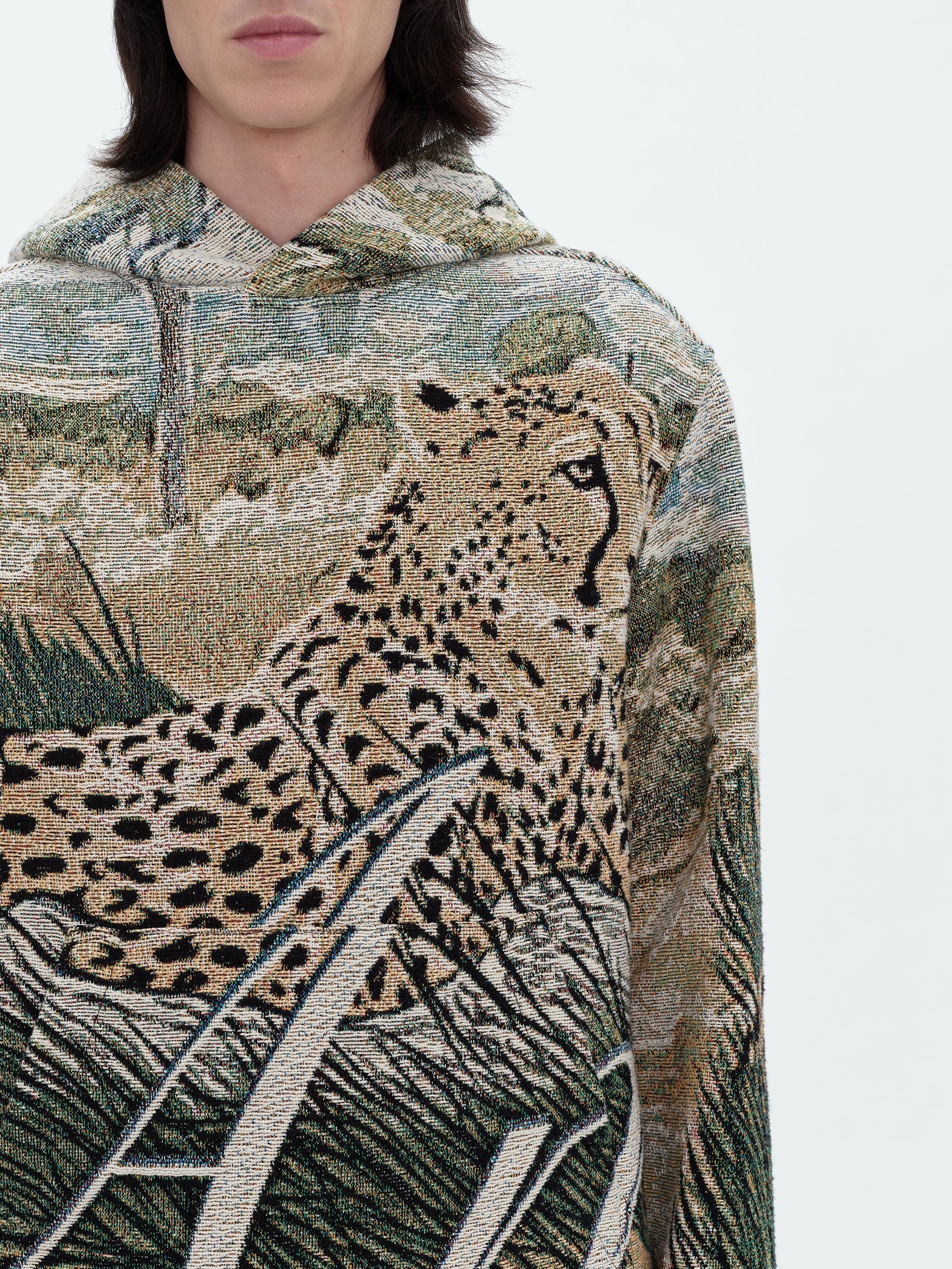 Amiri o1w1db10325 Cheetah Tapestry Hoodie in Multicolor Size US L / EU 52-54 / 3 - 5 Thumbnail