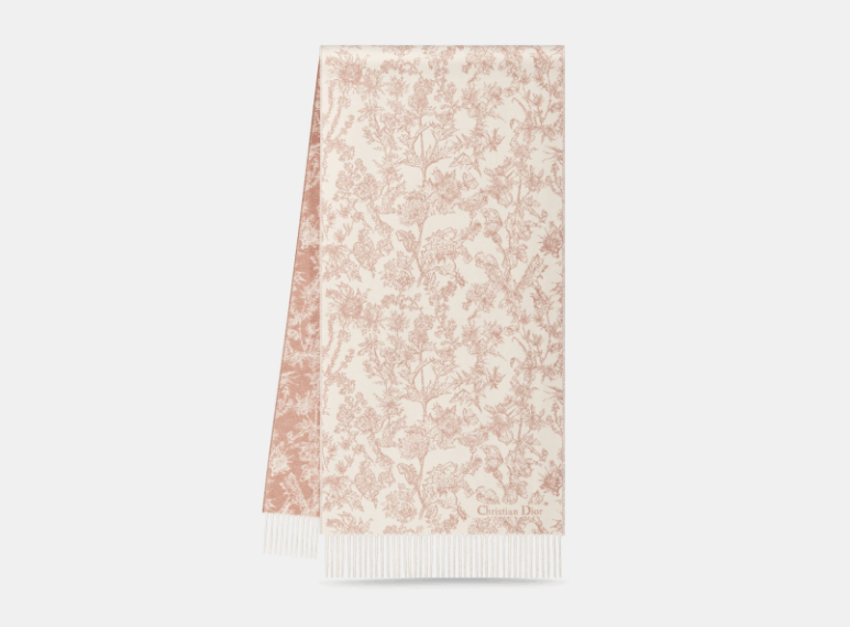 Dior o1w1db11125 51CAR2 Size : OS / Scarf in Beige/White Size ONE SIZE - 1 Thumbnail