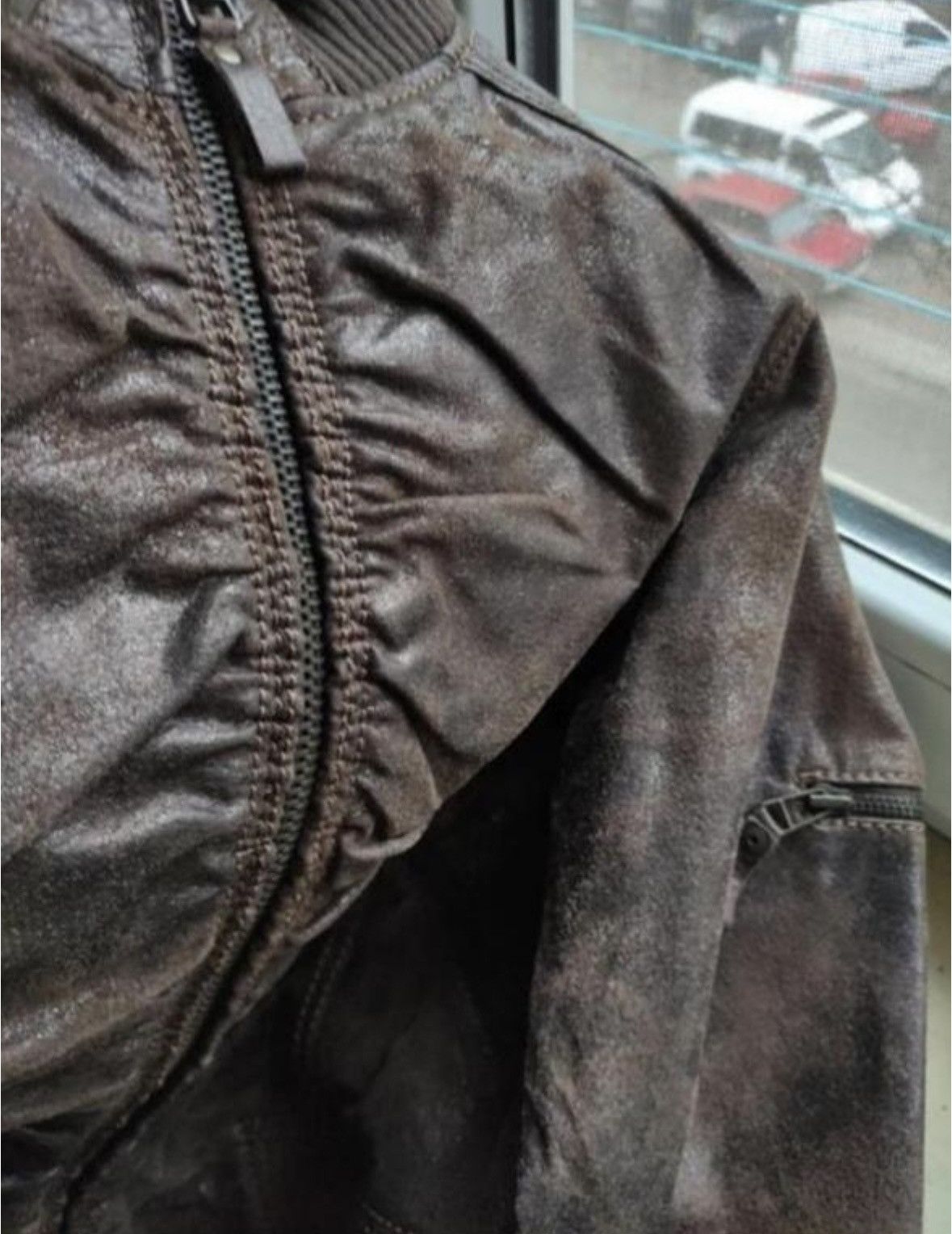 If Six Was Nine × Japanese Brand × Le Grande Bleu (L.G.B.) Vintage Japanese Ifsixwasnine Style Leather Bomber Jacket Size US S / EU 44-46 / 1 - 4 Thumbnail