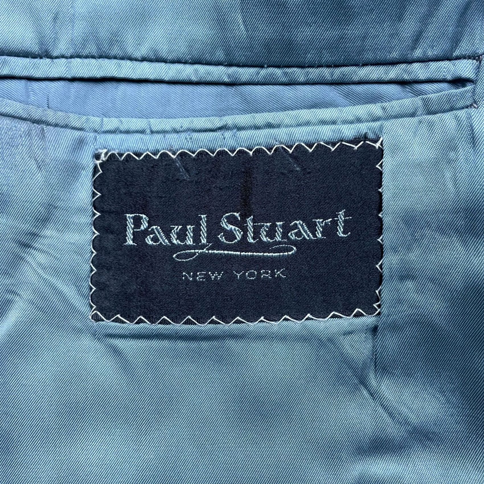 Paul Stuart VINTAGE Paul Stuart Blazer/Jacket Mens 40S Wool Khaki/Tan 2-Button Notch Size 40R - 5 Thumbnail