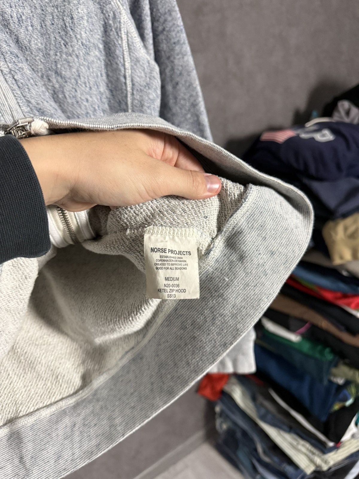 Norse Projects Norse Projects designer zip hoodie Size US M / EU 48-50 / 2 - 4 Thumbnail