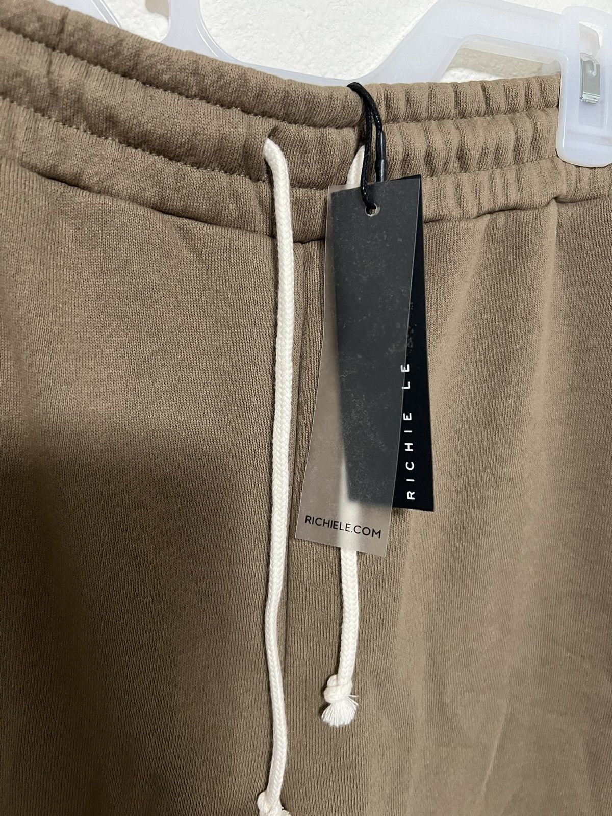 Richie Le Collection Richie Lee Draped Sweatpants - Sand Size US 36 / EU 52 - 4 Thumbnail