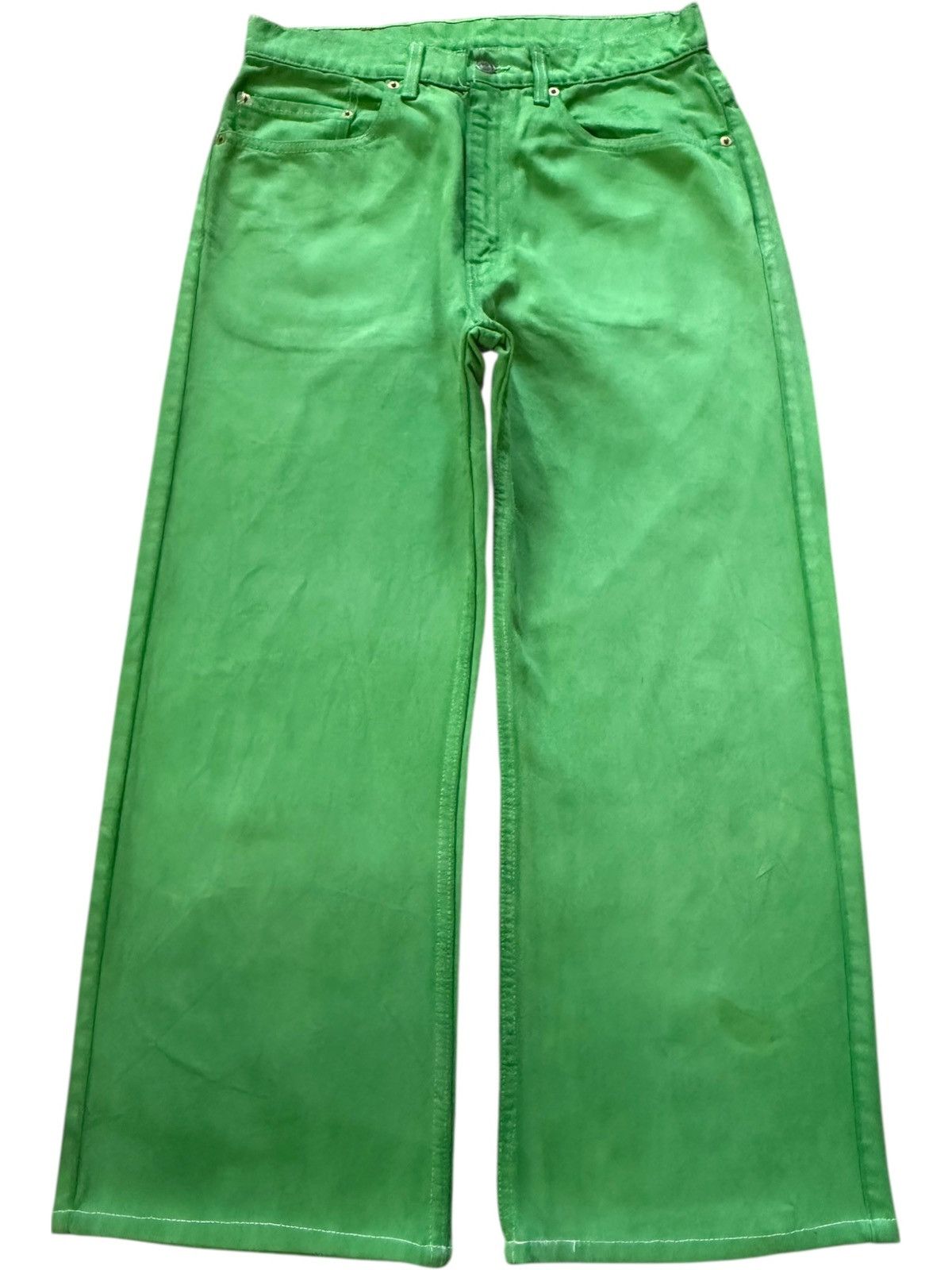 Levi's Vintage 90s Levis 531 Green Wash Baggy Jeans Size US 31 - 1 Thumbnail