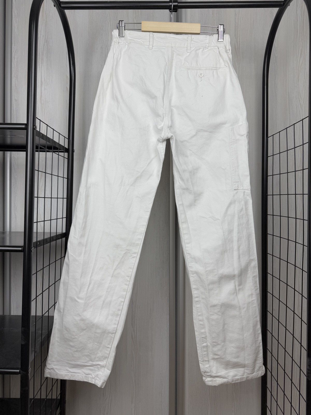 Le Laboureur Le Laboureur Vintage White French Work cotton pants size 40 Size US 30 / EU 46 - 8 Thumbnail