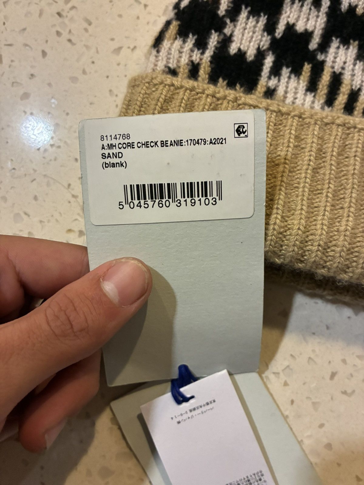 Burberry Burberry check beanie Size ONE SIZE - 2 Thumbnail