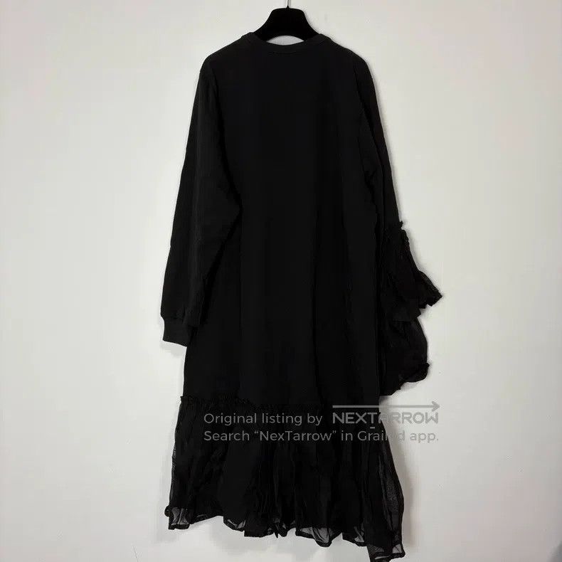 Dries Van Noten Dries Van Noten Lily-Sleeve Paneled Asymmetrical Dress Size M / US 6-8 / IT 42-44 - 2 Thumbnail