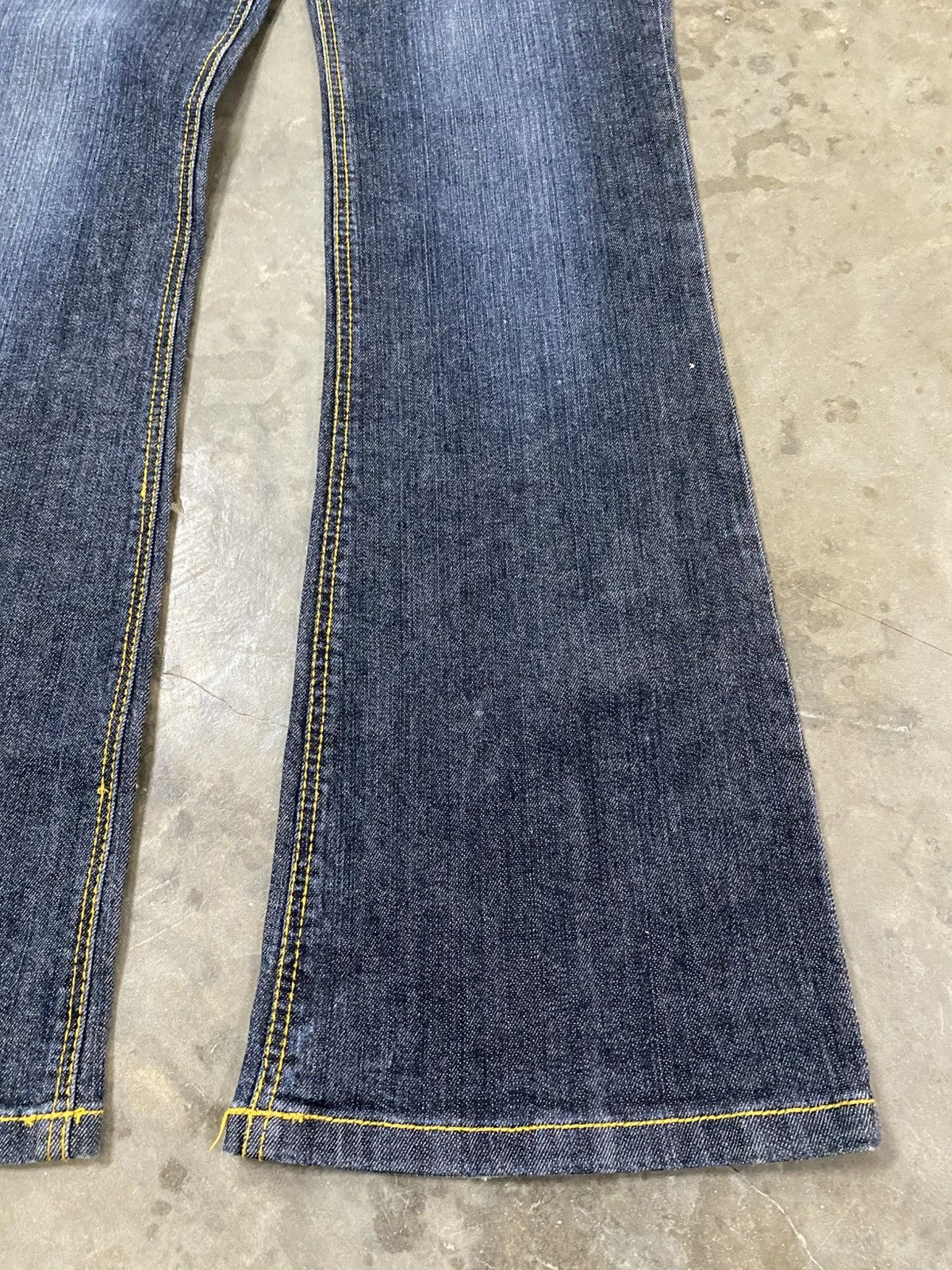 Hysteric Glamour × If Six Was Nine × Tornado Mart Flare Jeans Alpha Cubic Denim Flared @242 Size US 30 / EU 46 - 9 Thumbnail