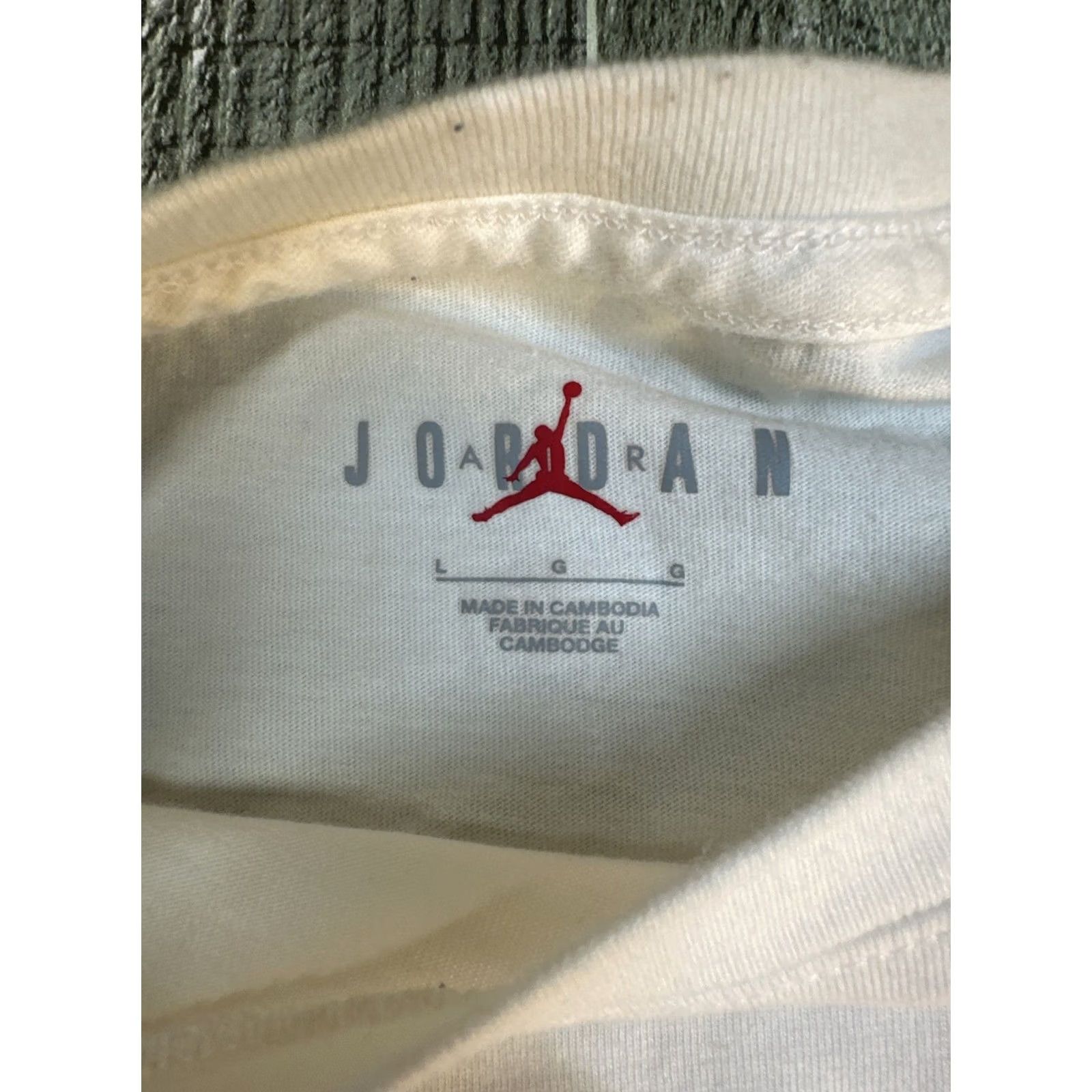 Jordan Brand Air Jordan Jumpman White Graphic T Shirt Mens XXL Short Sleeve L NBA Champs 98 Size US L / EU 52-54 / 3 - 5 Thumbnail