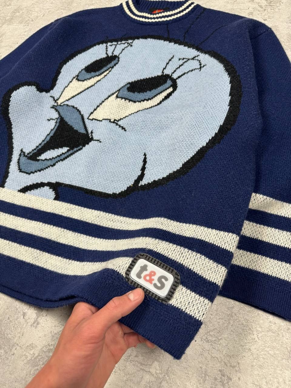 Vision Streetwear Vintage 2000 Loney Tunes Tweety Sweater Over Print Size US L / EU 52-54 / 3 - 5 Thumbnail