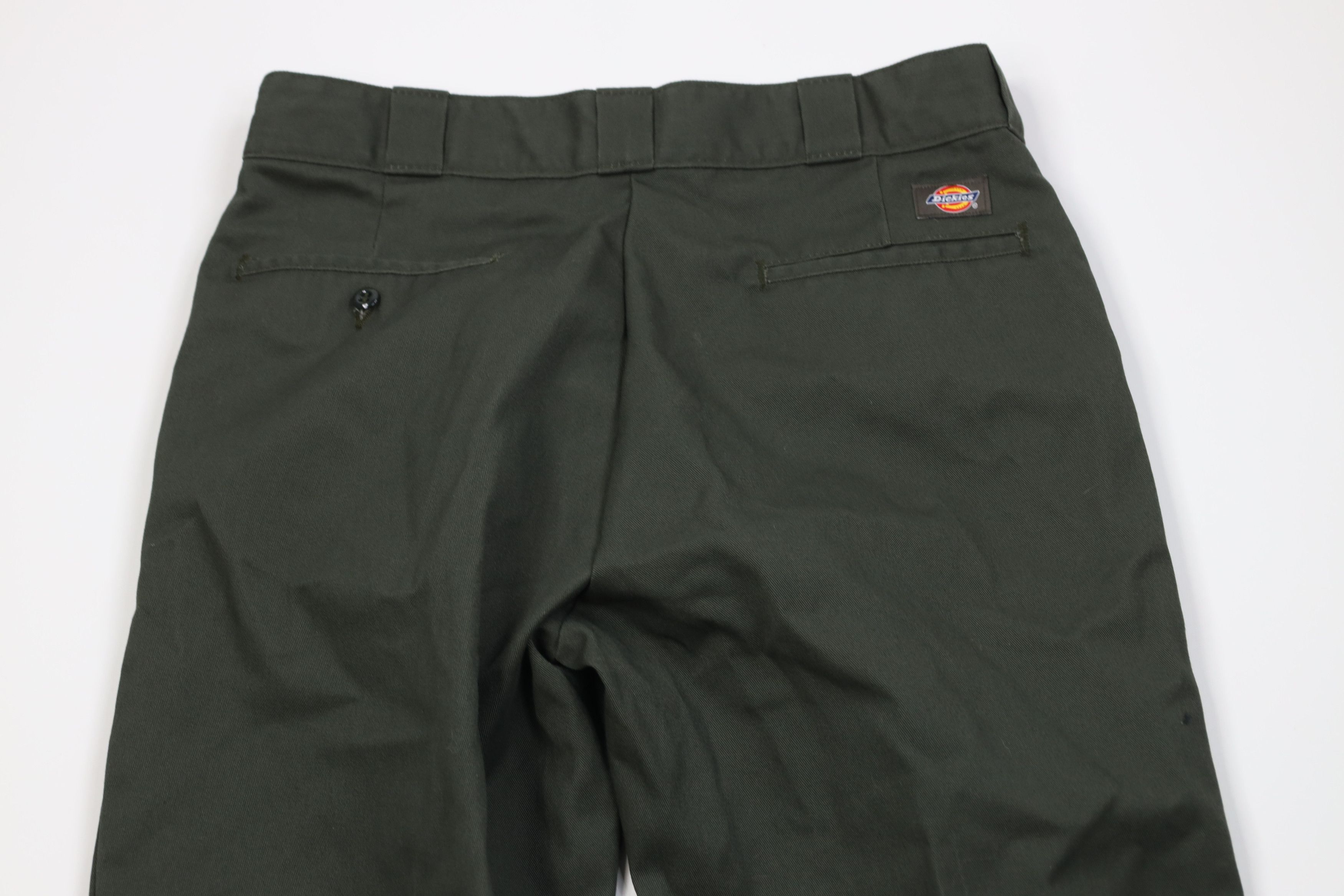 Dickies Vintage Dickies Spell Wide Leg Dungaree Pants Green Workwear Size US 34 / EU 50 - 8 Thumbnail