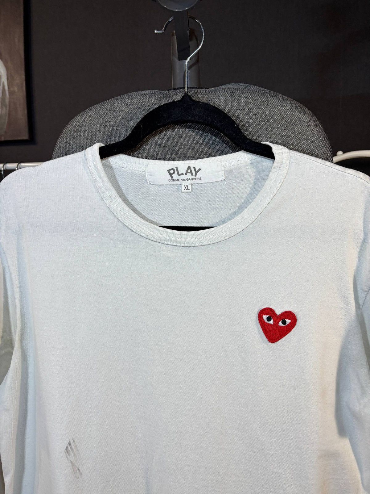 Comme des Garcons PLAY Play Comme Des Garçons T-shirt Size:XL Size US XL / EU 56 / 4 - 3 Thumbnail