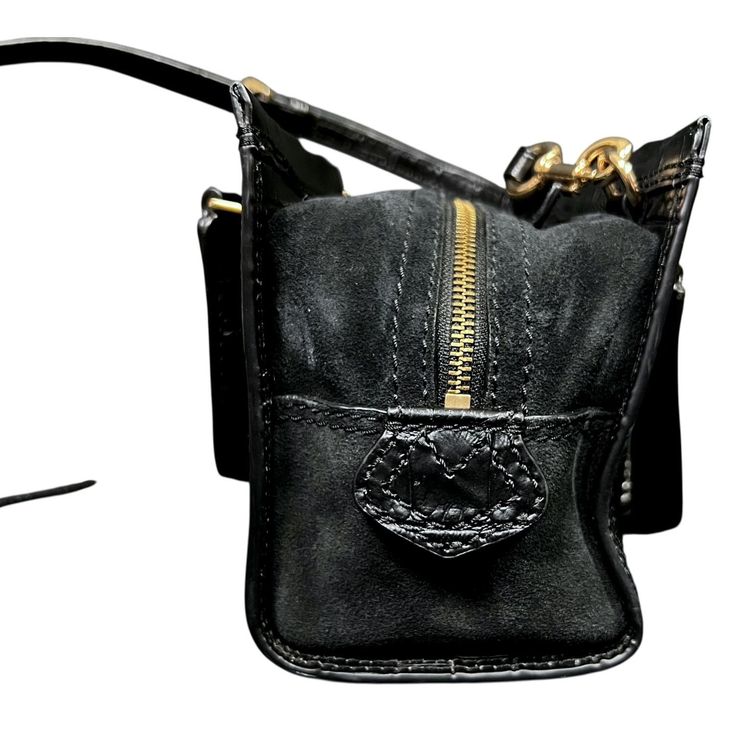 Marc Jacobs Marc Jacobs Cruiser Crocodile Embossed Satchel $495 Retail Size ONE SIZE - 5 Thumbnail
