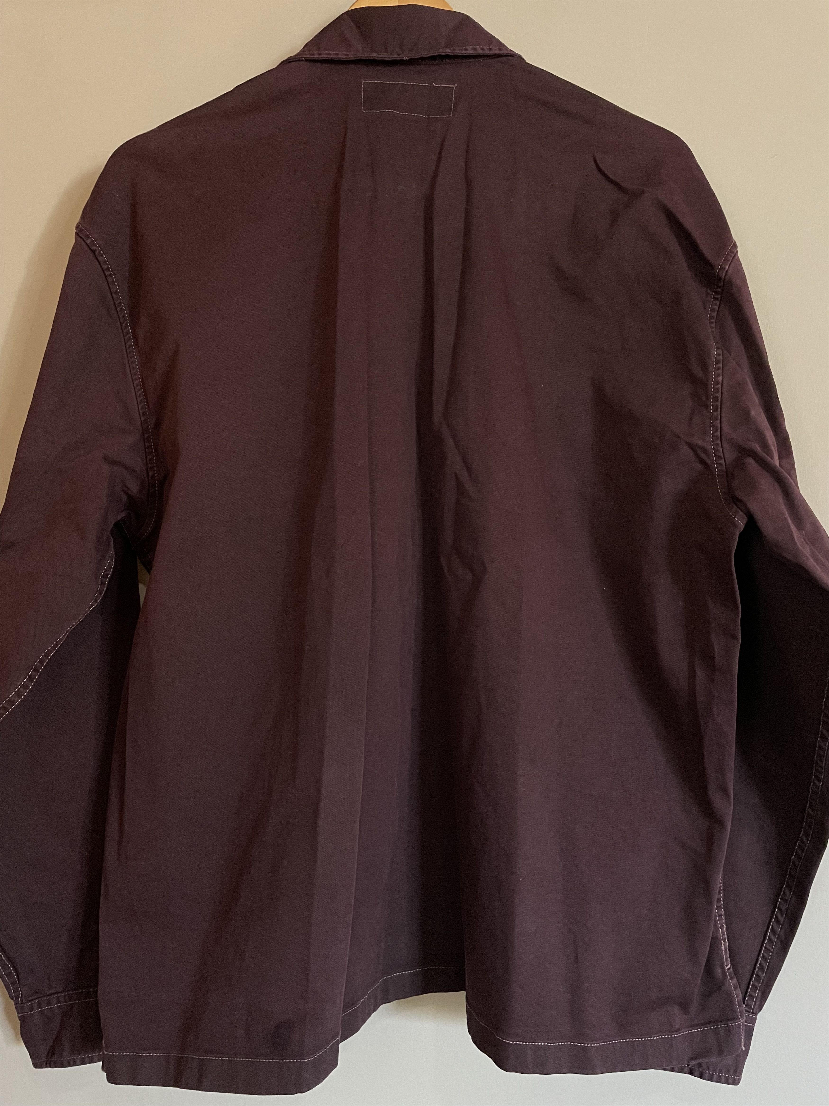 Abercrombie & Fitch Abercrombie & Fitch Burgundy L/S Overshirt, Men's Large Size US L / EU 52-54 / 3 - 2 Thumbnail
