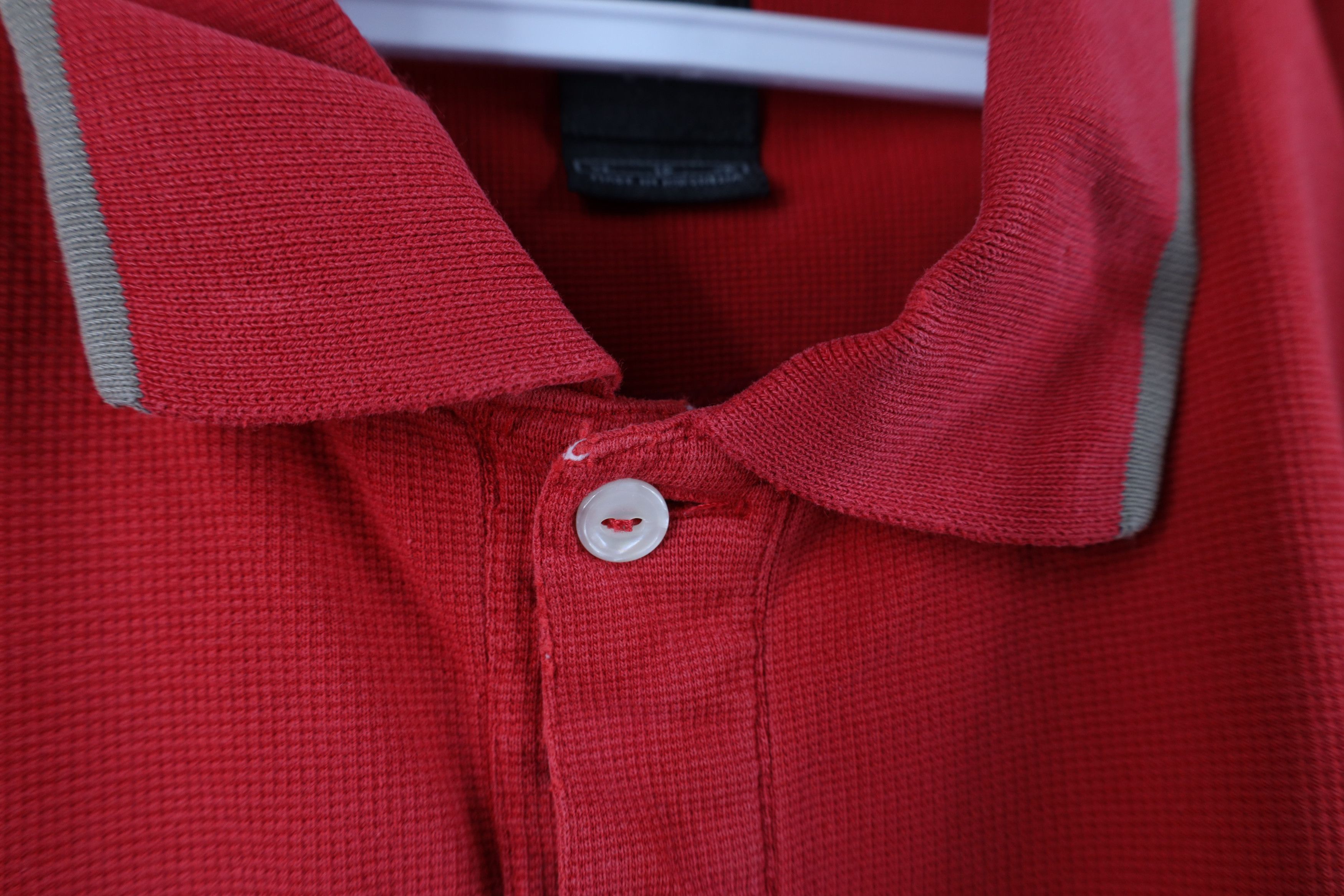 Nike Vintage 90s Y2K Nike Golf Mini Swoosh Thermal Knit Polo Size US L / EU 52-54 / 3 - 6 Thumbnail