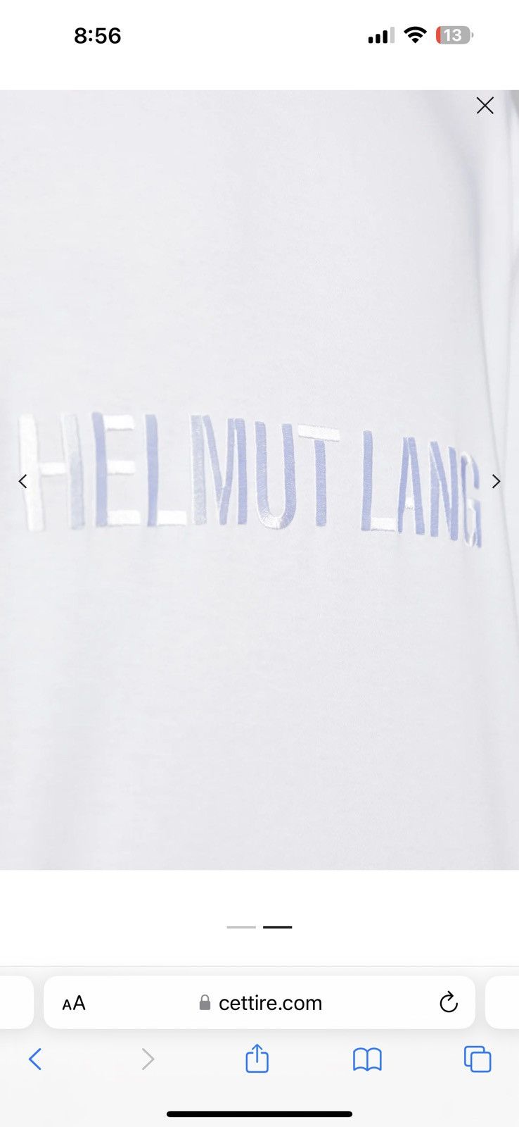 Helmut Lang Helmut lang white t shirt Size US M / EU 48-50 / 2 - 2 Thumbnail