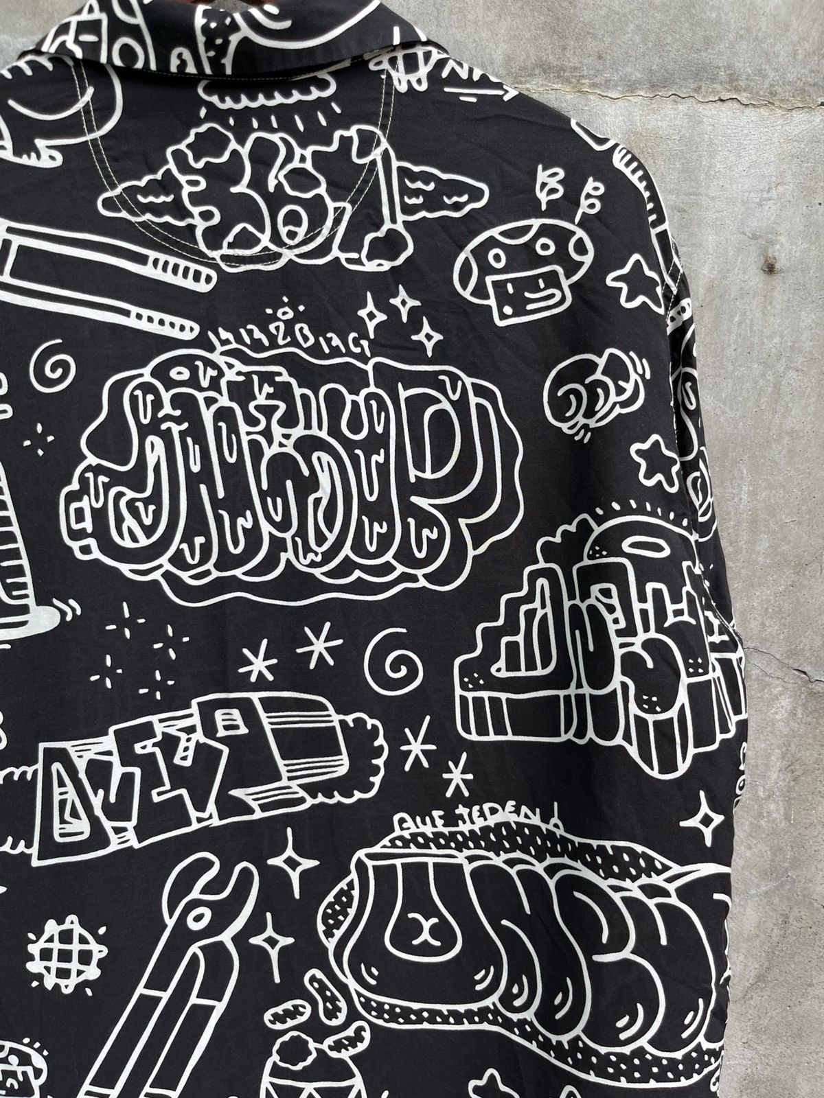 Junya Watanabe SS18 Doodle Art Shirt Size US L / EU 52-54 / 3 - 6 Thumbnail