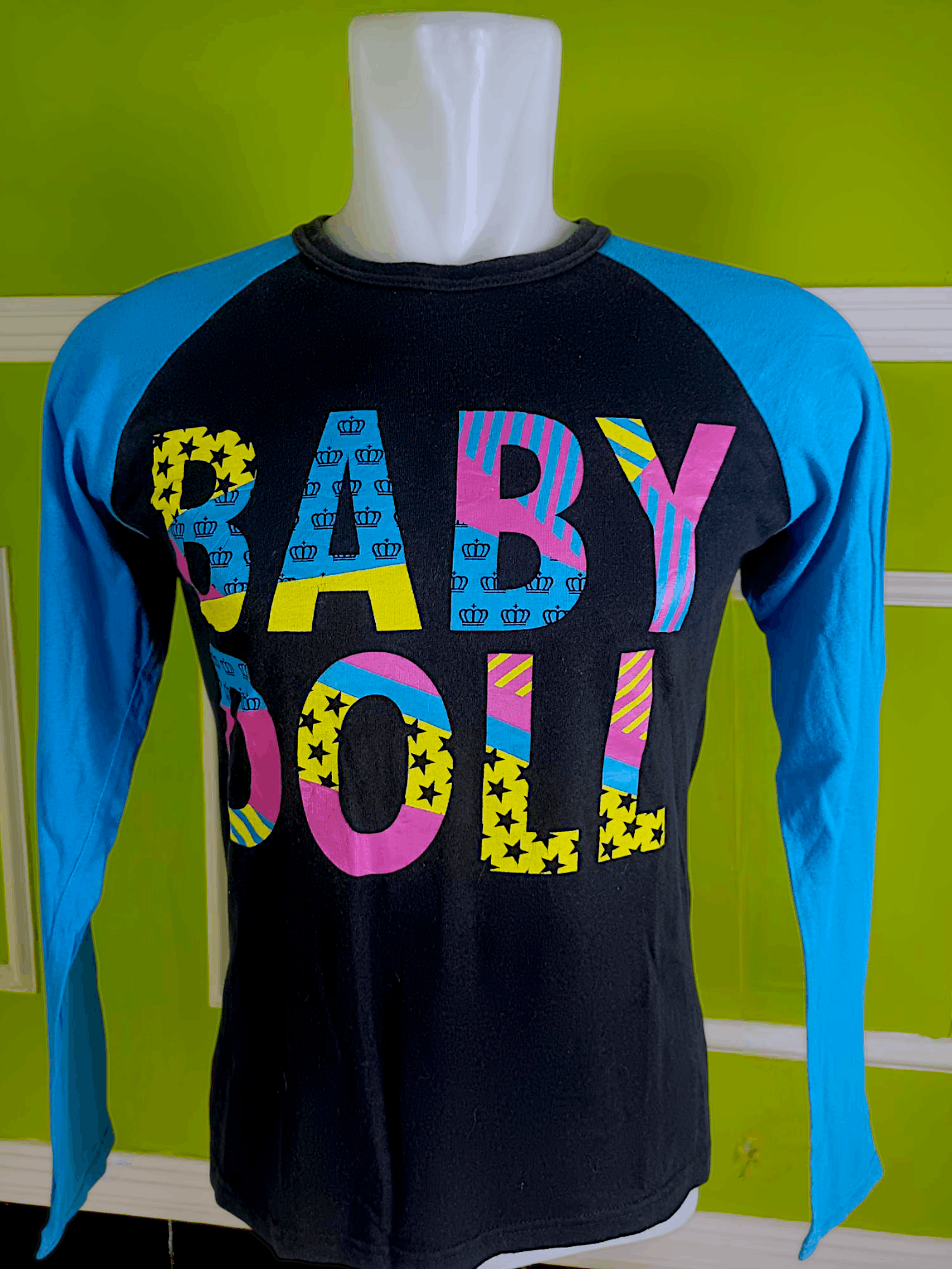 Japanese Brand Baby Doll long Sleeve T-Shirt Size US S / EU 44-46 / 1 - 1 Thumbnail