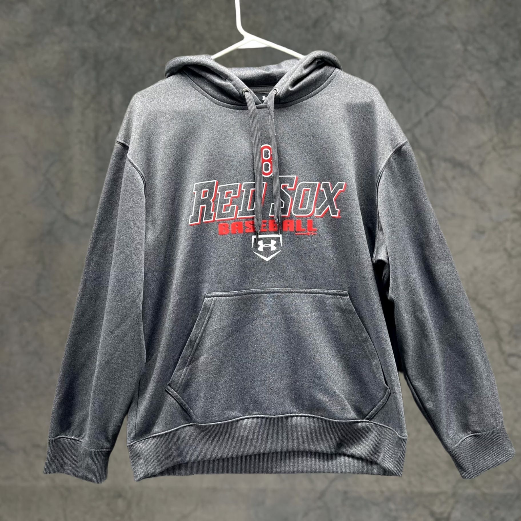 Under Armour Under Armour Sweater Hooded Baseball Logo Red Gray Men Small Adult Regular Fit Pullover Jacket Size US S / EU 44-46 / 1 - 1 Thumbnail