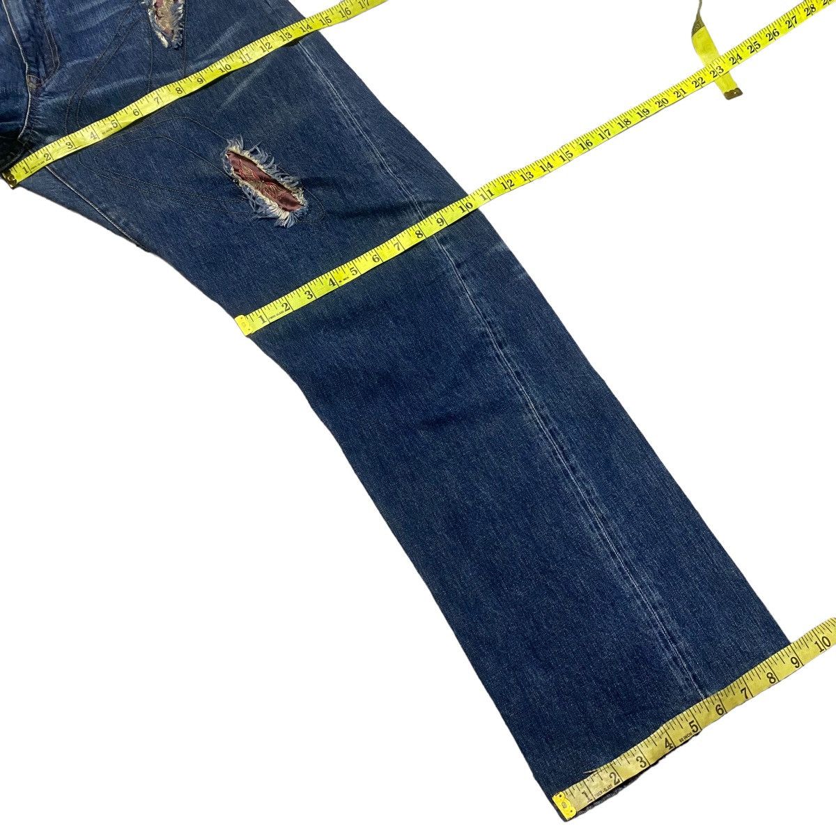 Fiberops FIBEROPS Denim Patchwork Jeans Size US 34 / EU 50 - 19 Thumbnail