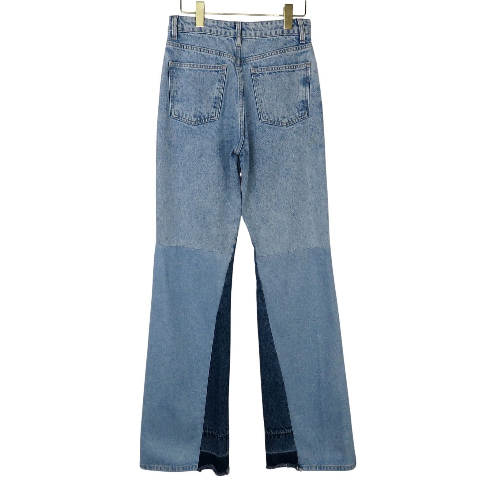 Zara Zara Wide Leg Patchwork Collection Jeans Color Block 6 Size 28" / US 6 / IT 42 - 6 Thumbnail