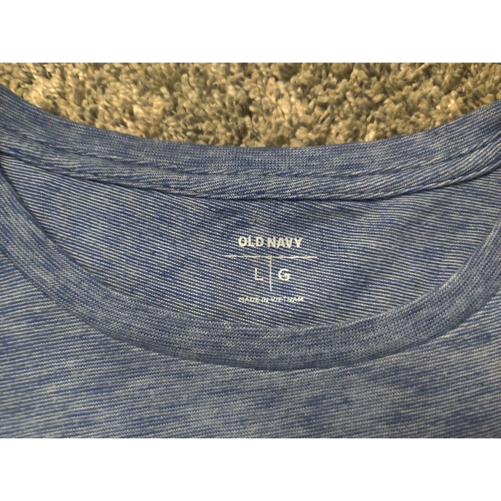 Old Navy Old Navy Shirt Adult Mens Large Blue White Torso Pocket Shor Size US L / EU 52-54 / 3 - 3 Thumbnail