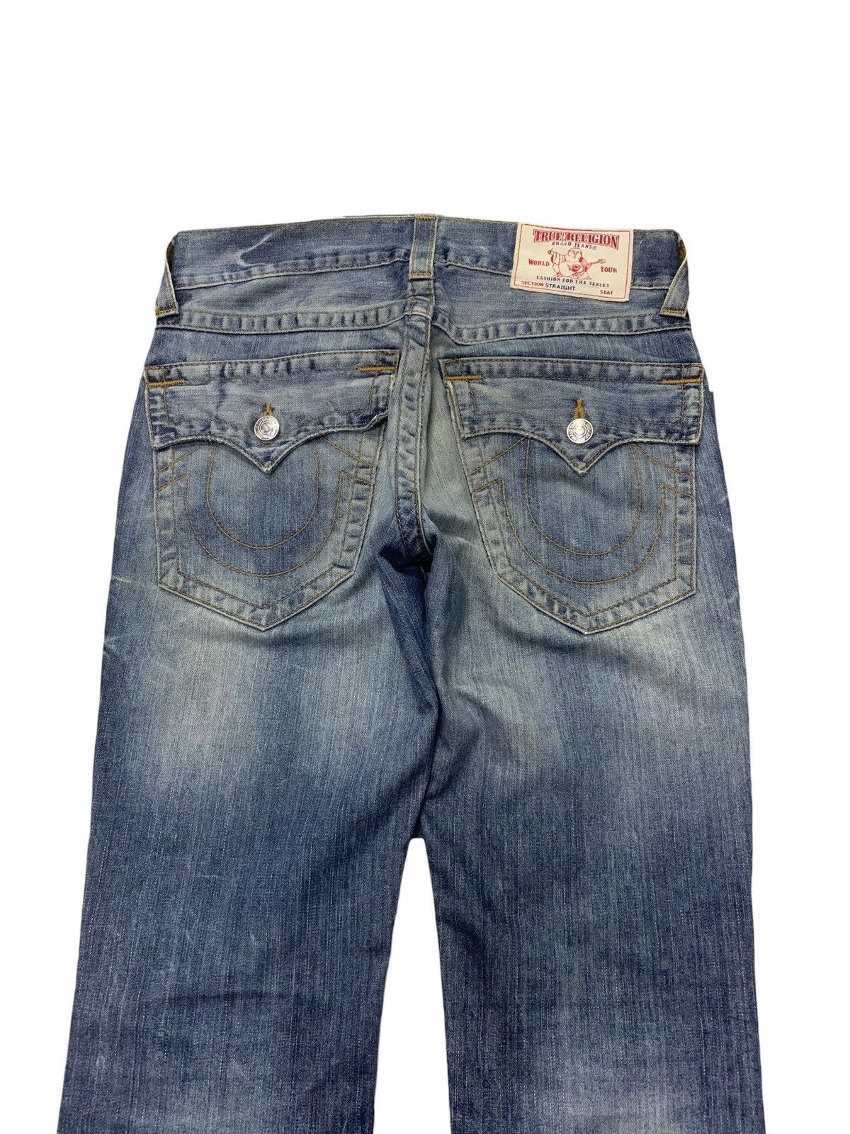 True Religion × Vintage True Religion Straight Cut Denim Pants Jeans Size US 31 - 3 Thumbnail