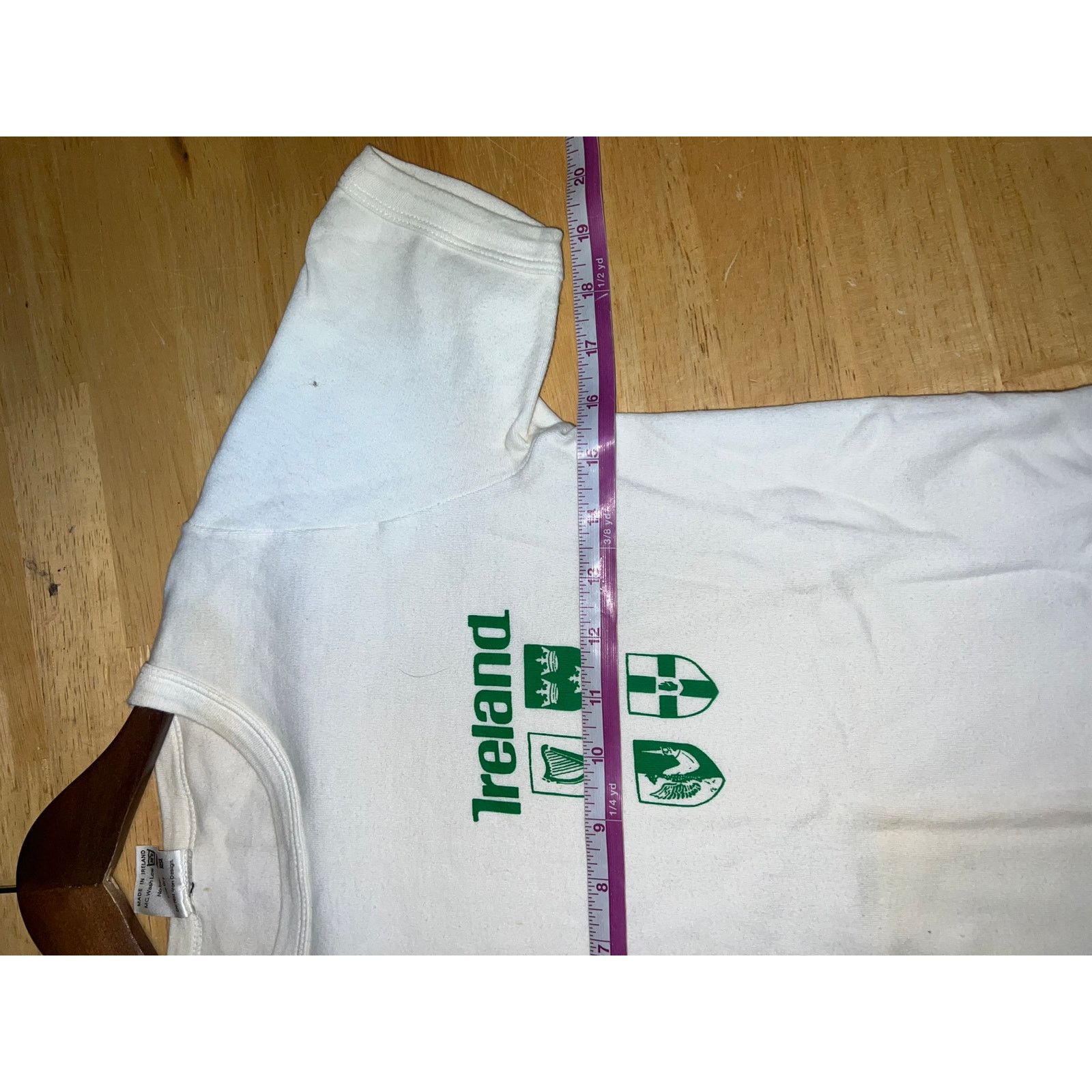 Vintage Vintage Ireland Shirt Rock House Emblem White 70s Tee Small Size US S / EU 44-46 / 1 - 10 Thumbnail