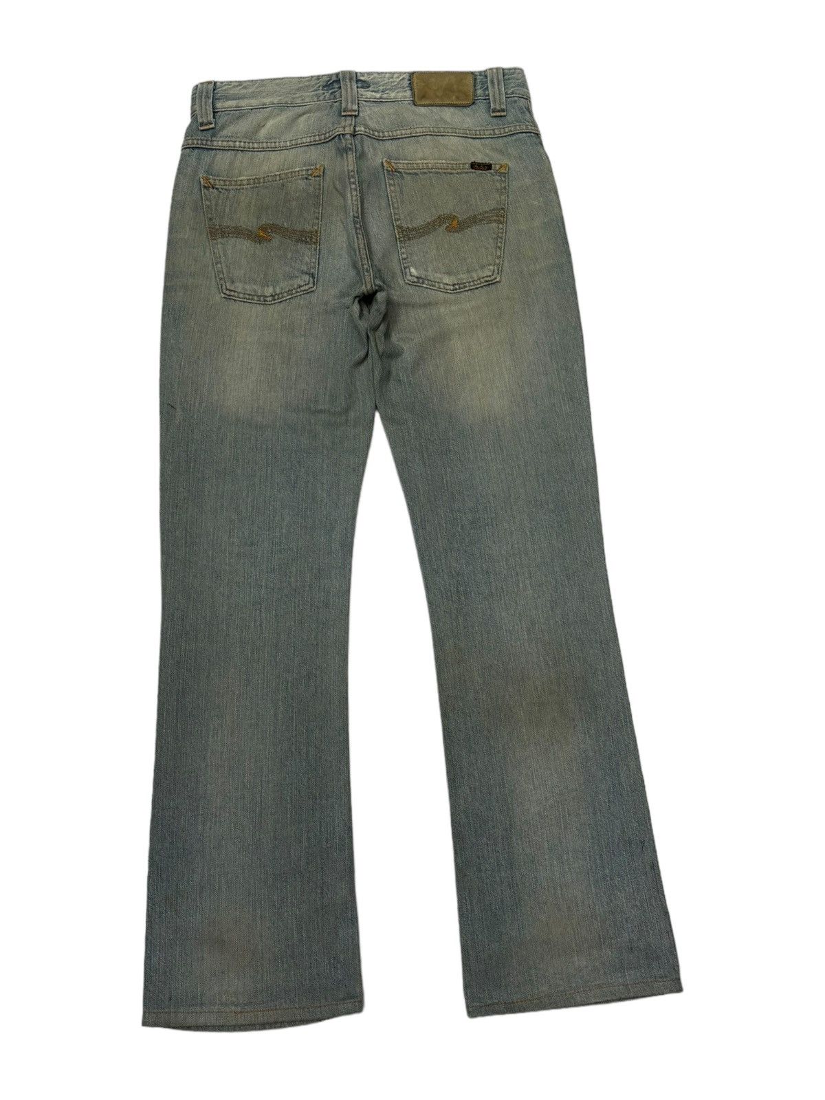 Nudie Jeans NUDIE JEANS BOOTCUT OLA JAPAN USED RUSTY DISTRESS DENIM Size US 32 / EU 48 - 5 Thumbnail
