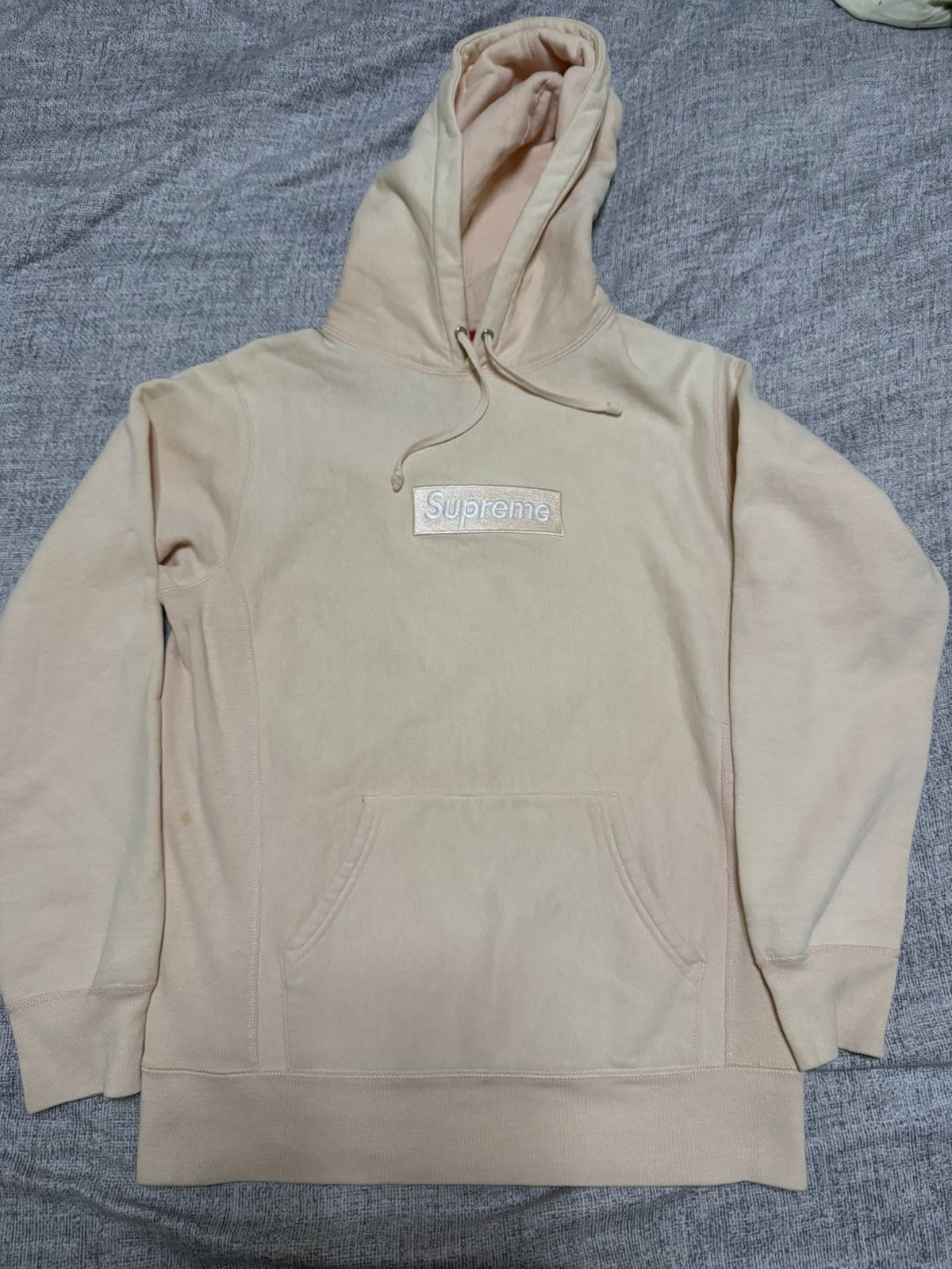 Supreme Supreme fw16 peach box logo hooded sweatshirt hoodie Size US M / EU 48-50 / 2 - 1 Thumbnail